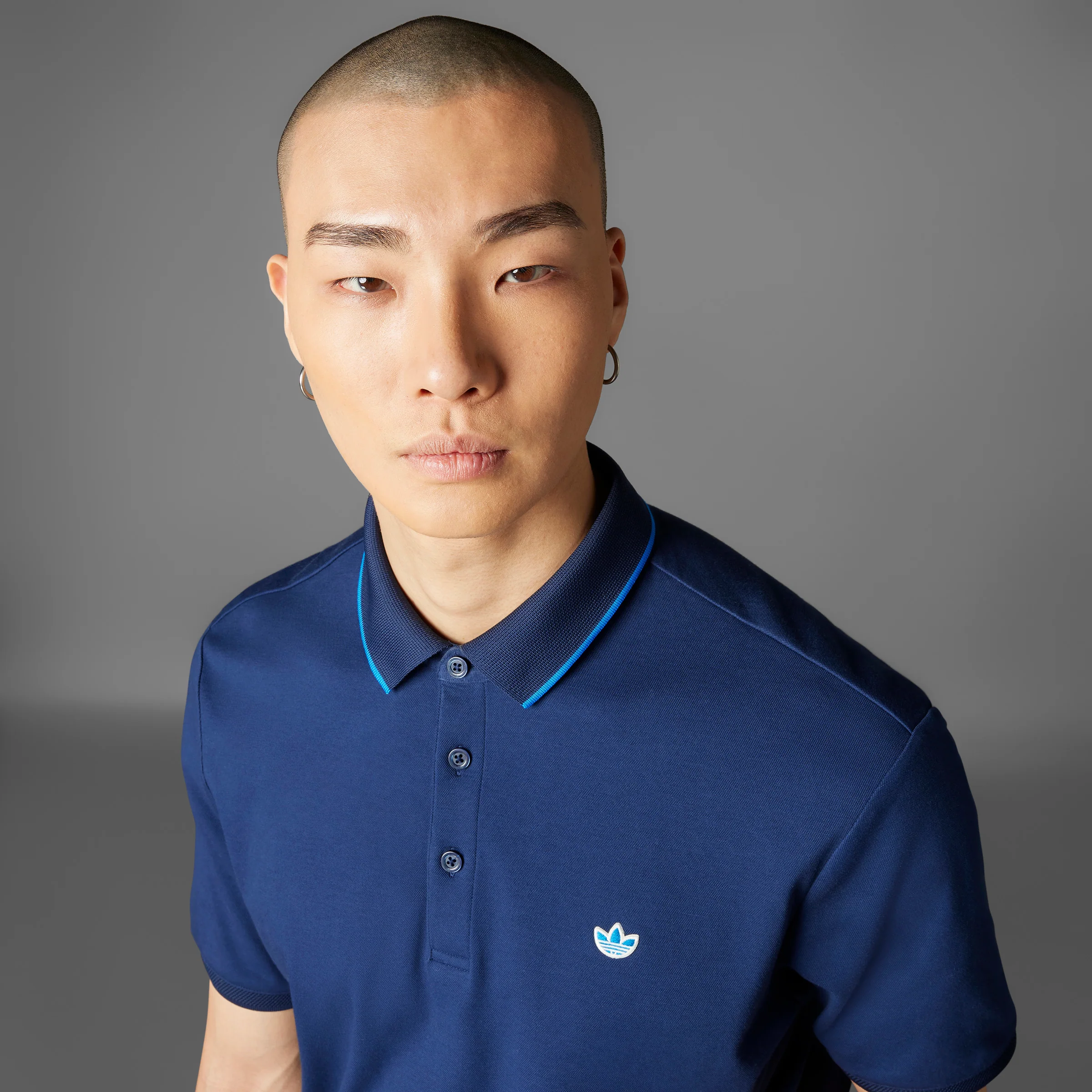 adidas Originals F Solid Polo LC - Night Indigo - Image 21