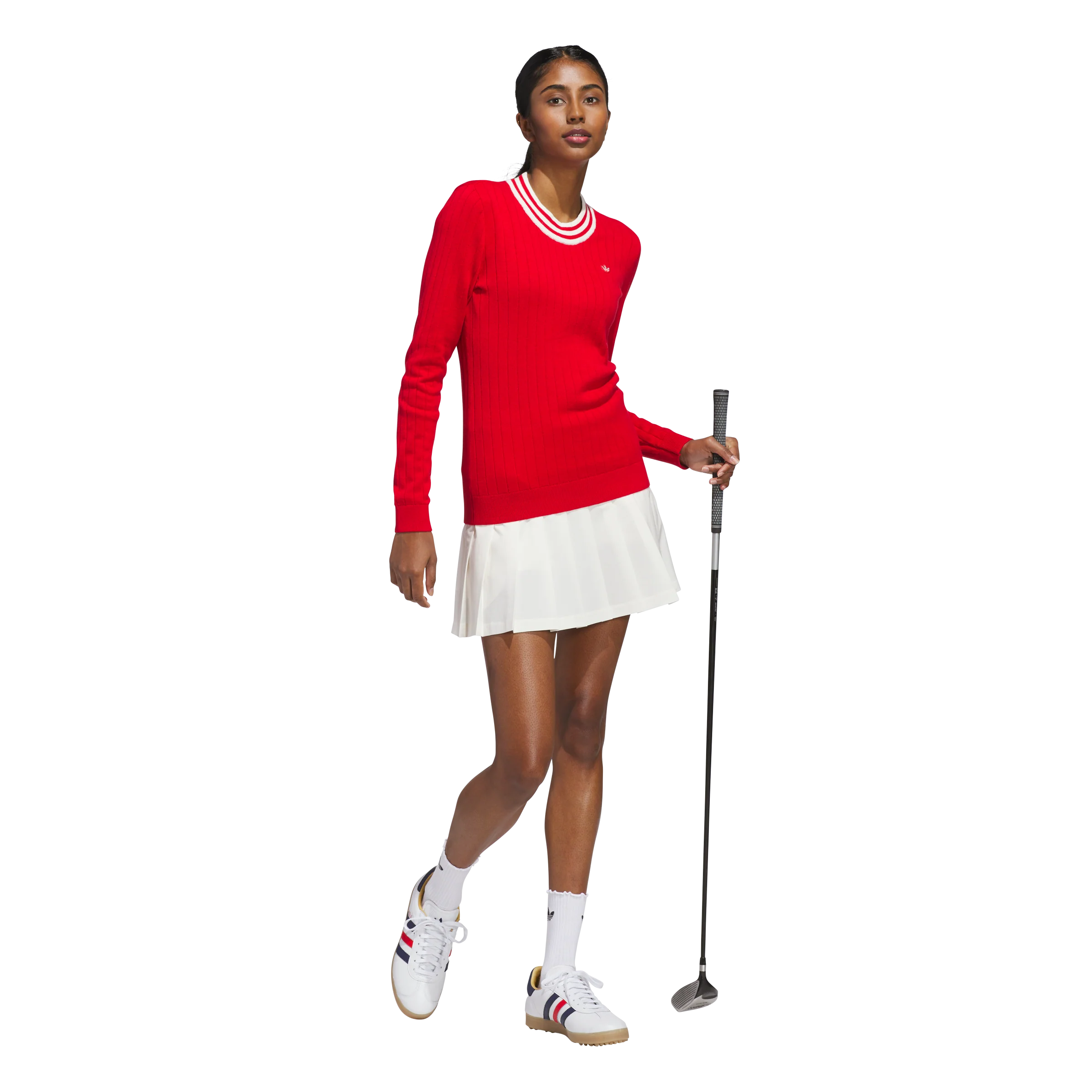 adidas Originals F Sweater W - Red - Image 5
