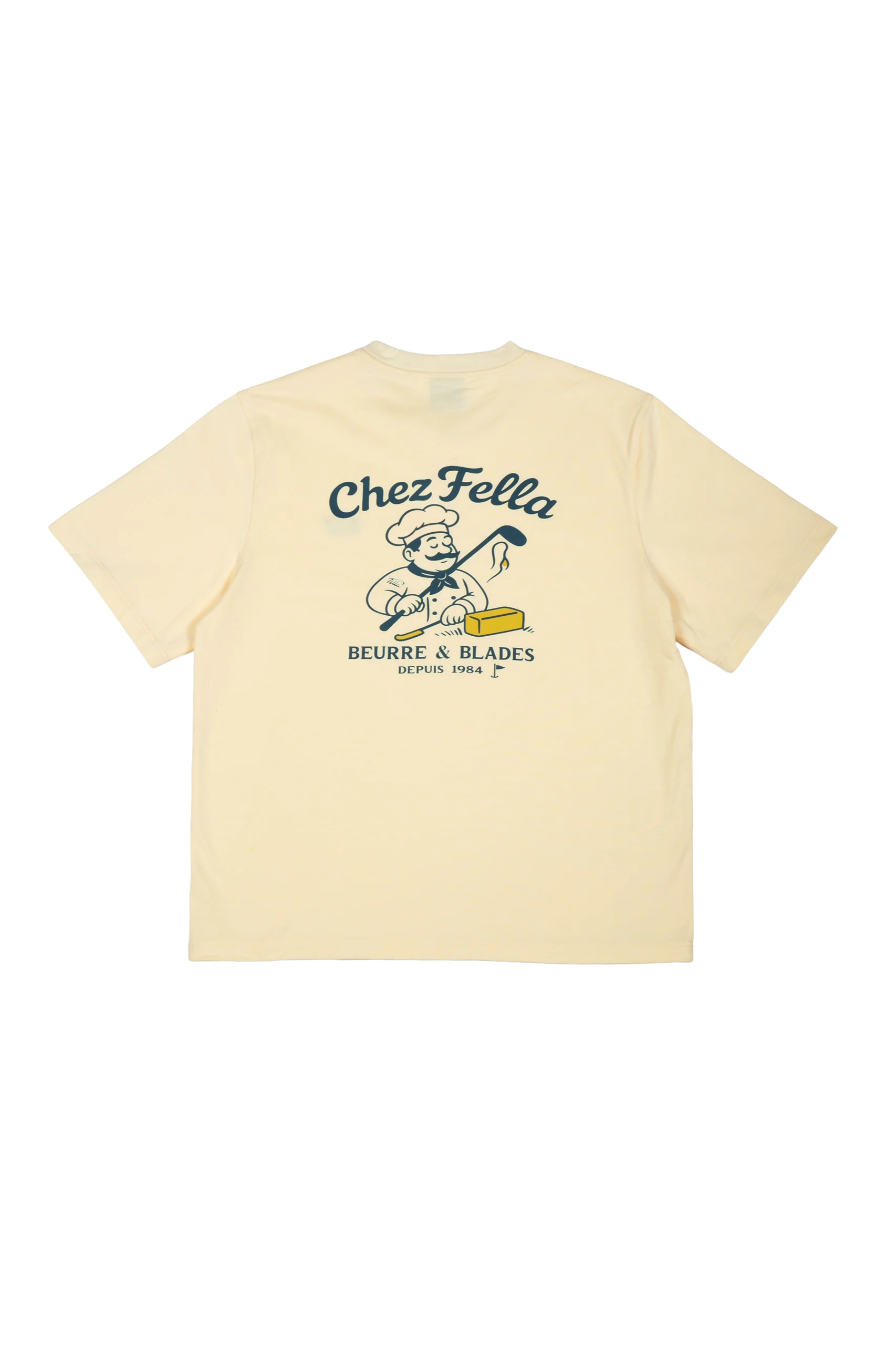 Fella Golf Butter Bistro Graphic T-Shirt - Yellow