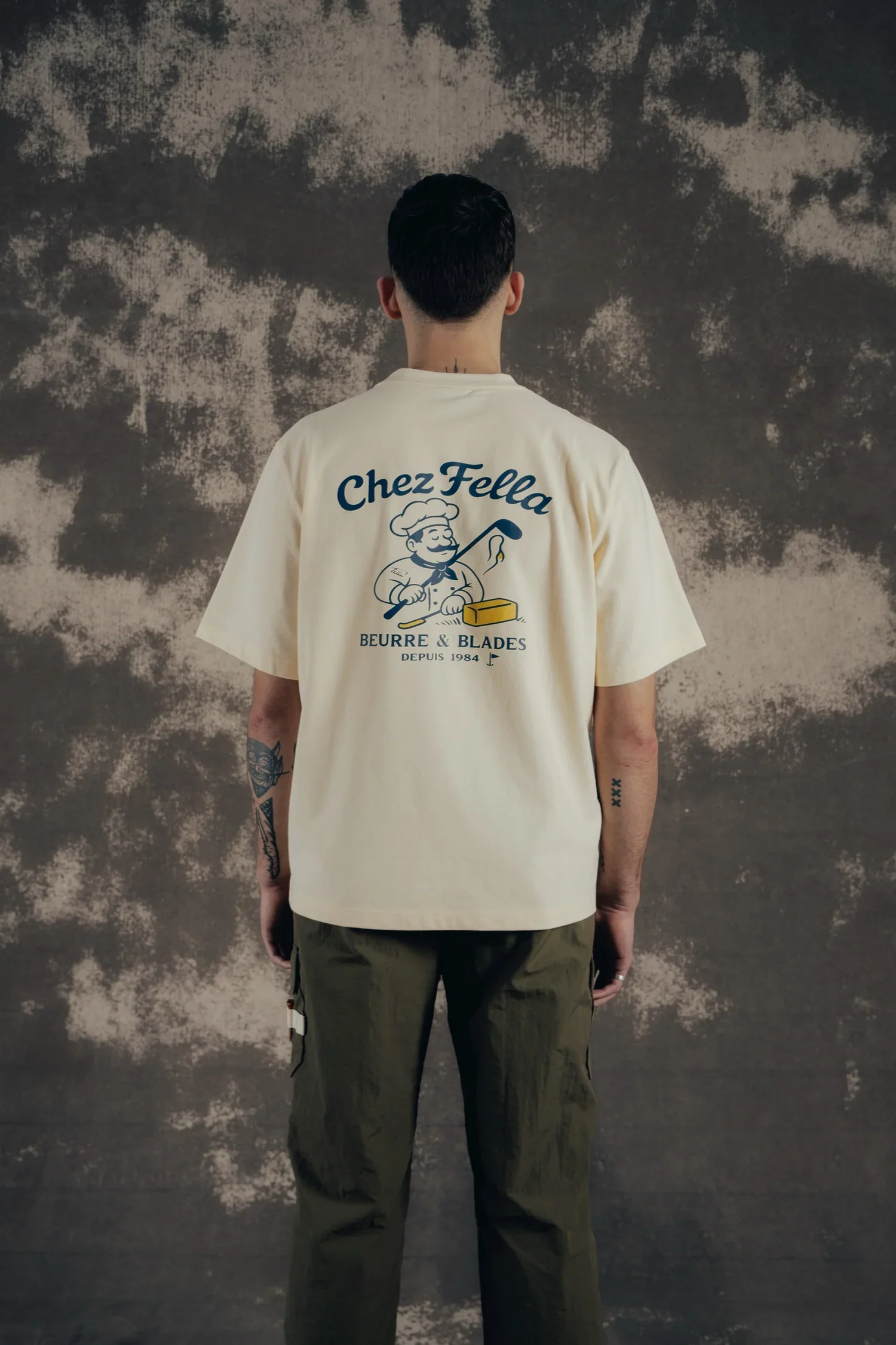 Fella Golf Butter Bistro Graphic T-Shirt - Yellow - Image 2