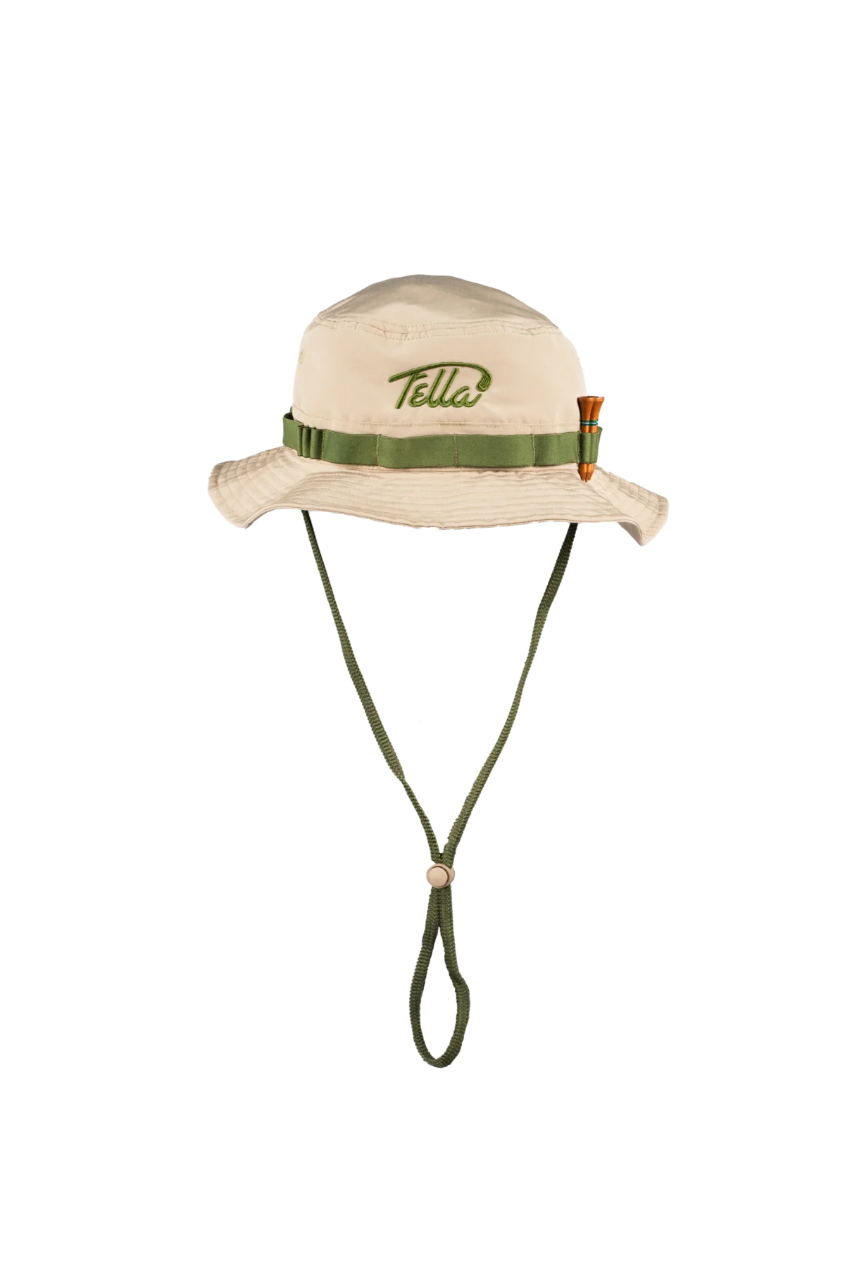 Fella Golf Cha Cheng Tee Fabric Bucket Hat - Beige