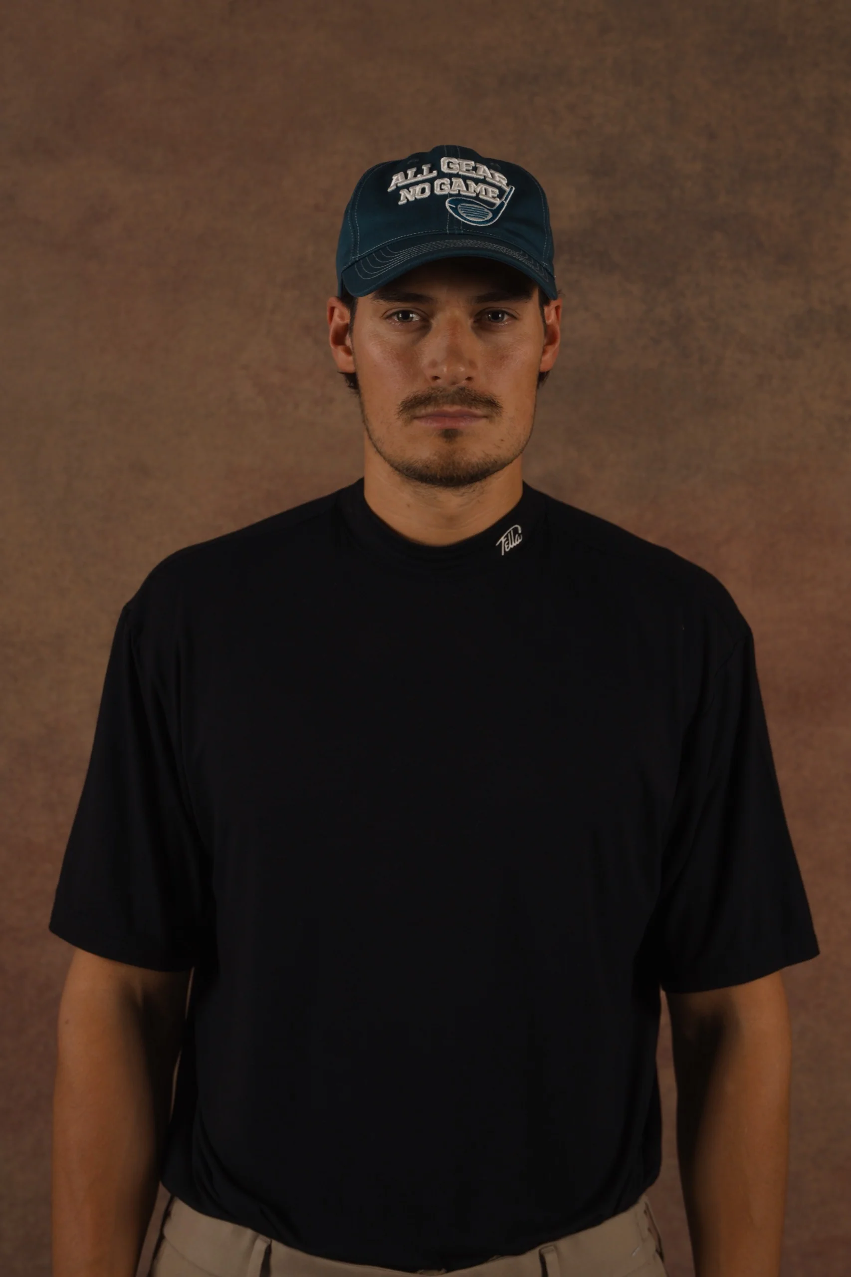 Fella Golf Contrast Stitch Dad Cap - Image 2