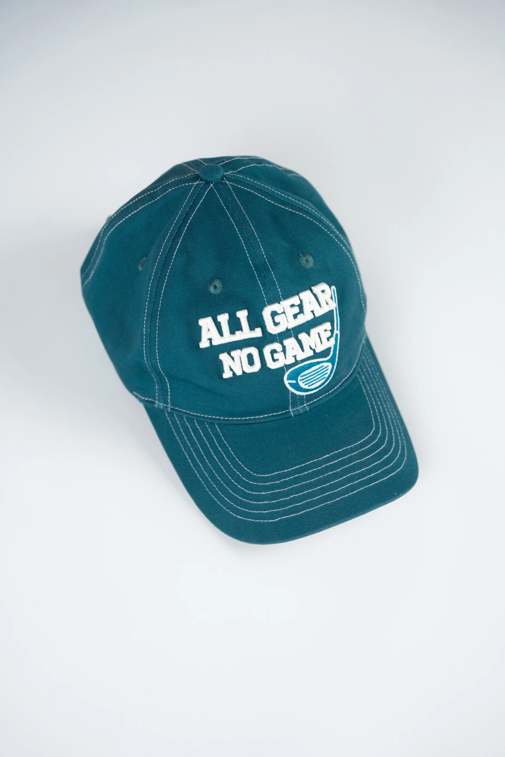 Fella Golf Contrast Stitch Dad Cap - Image 4