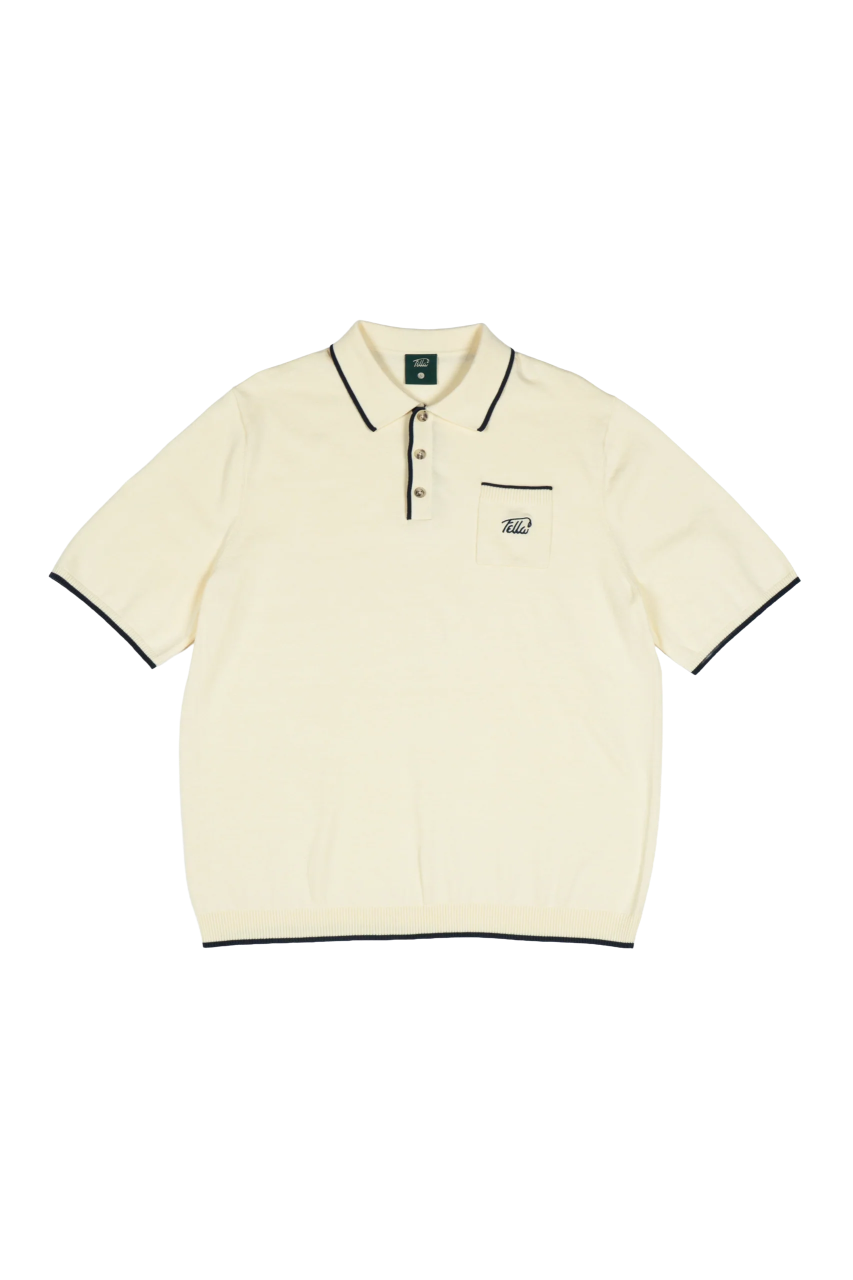 Fella Golf Lionel Contrast Rib Knit Polo