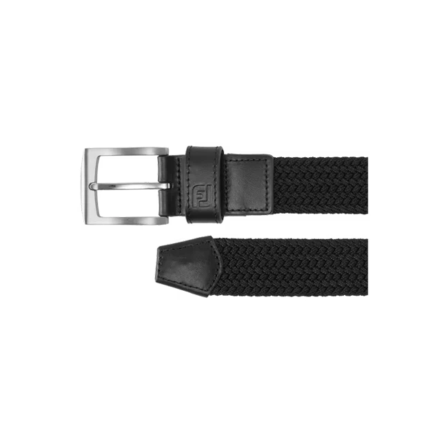 Footjoy Braided Belt Black - Image 2