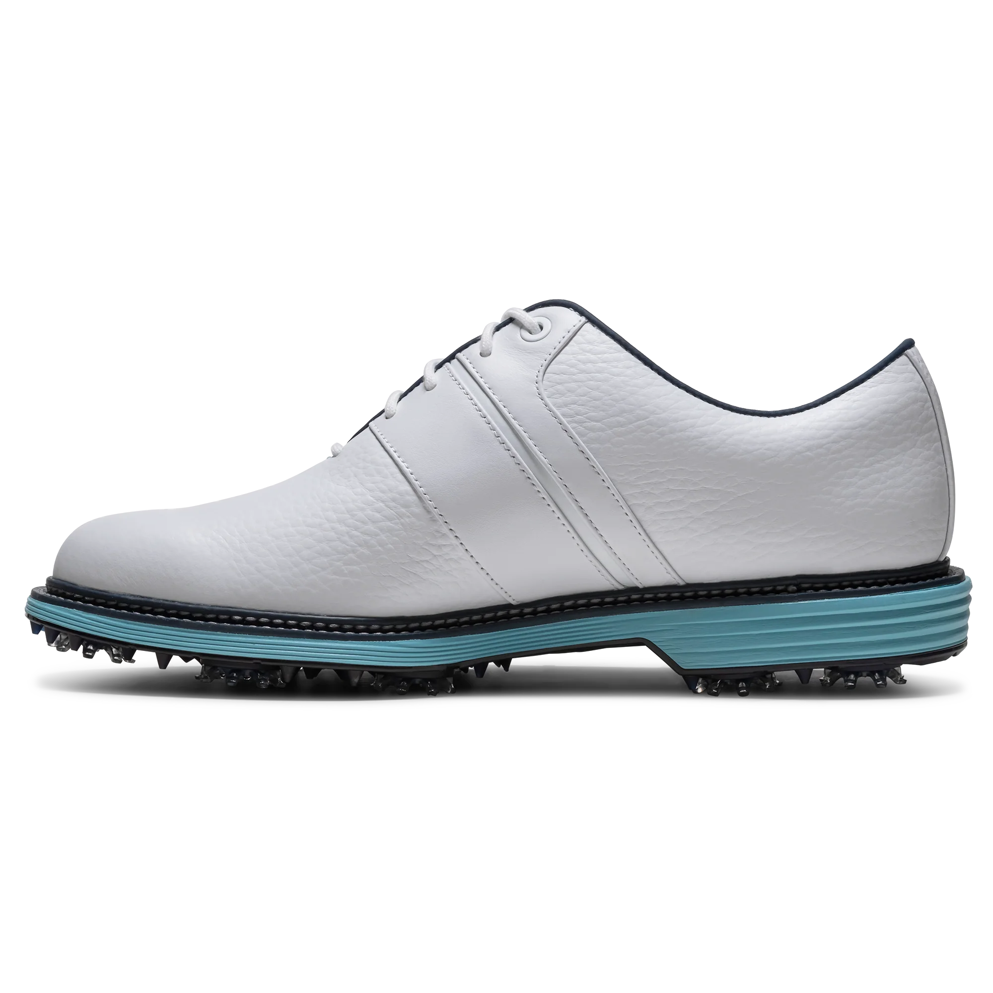 FootJoy DryJoys Premiere 'Packard' 2026 - White/ Aqua - Image 7