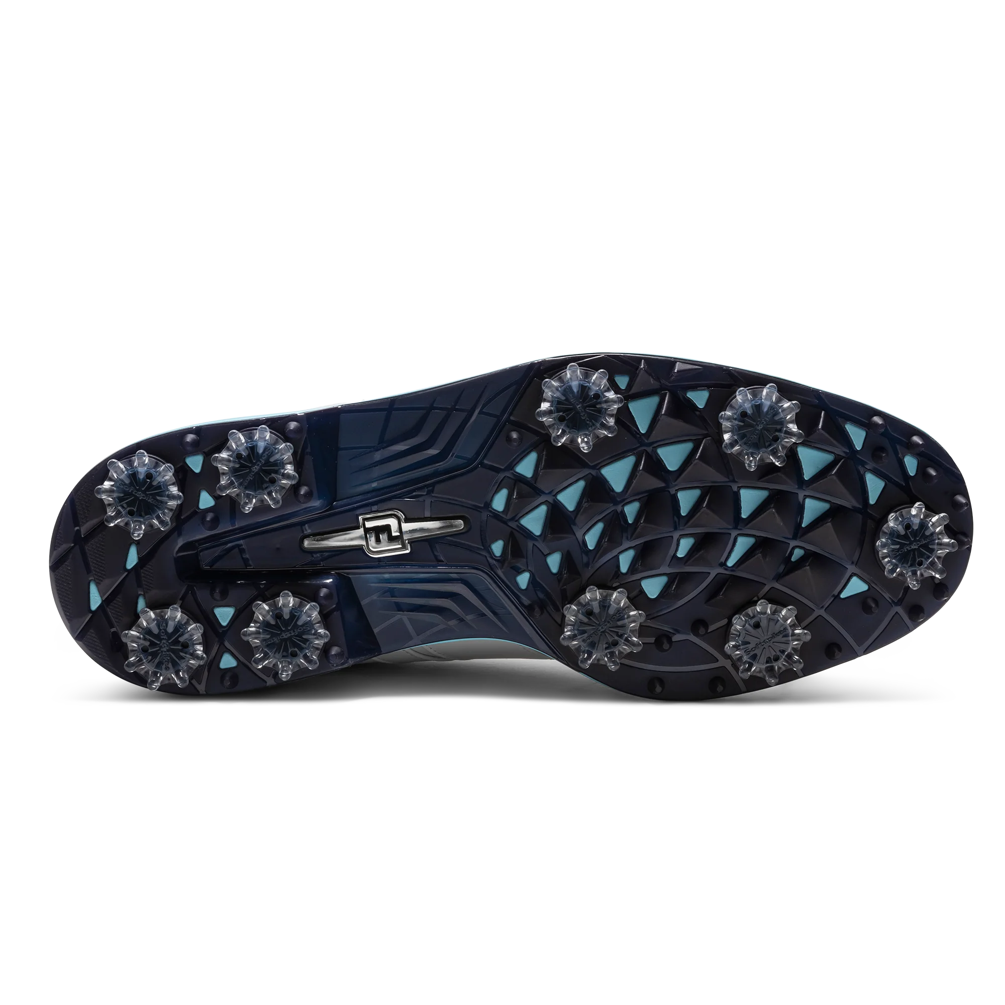 FootJoy DryJoys Premiere 'Packard' 2026 - White/ Aqua - Image 8