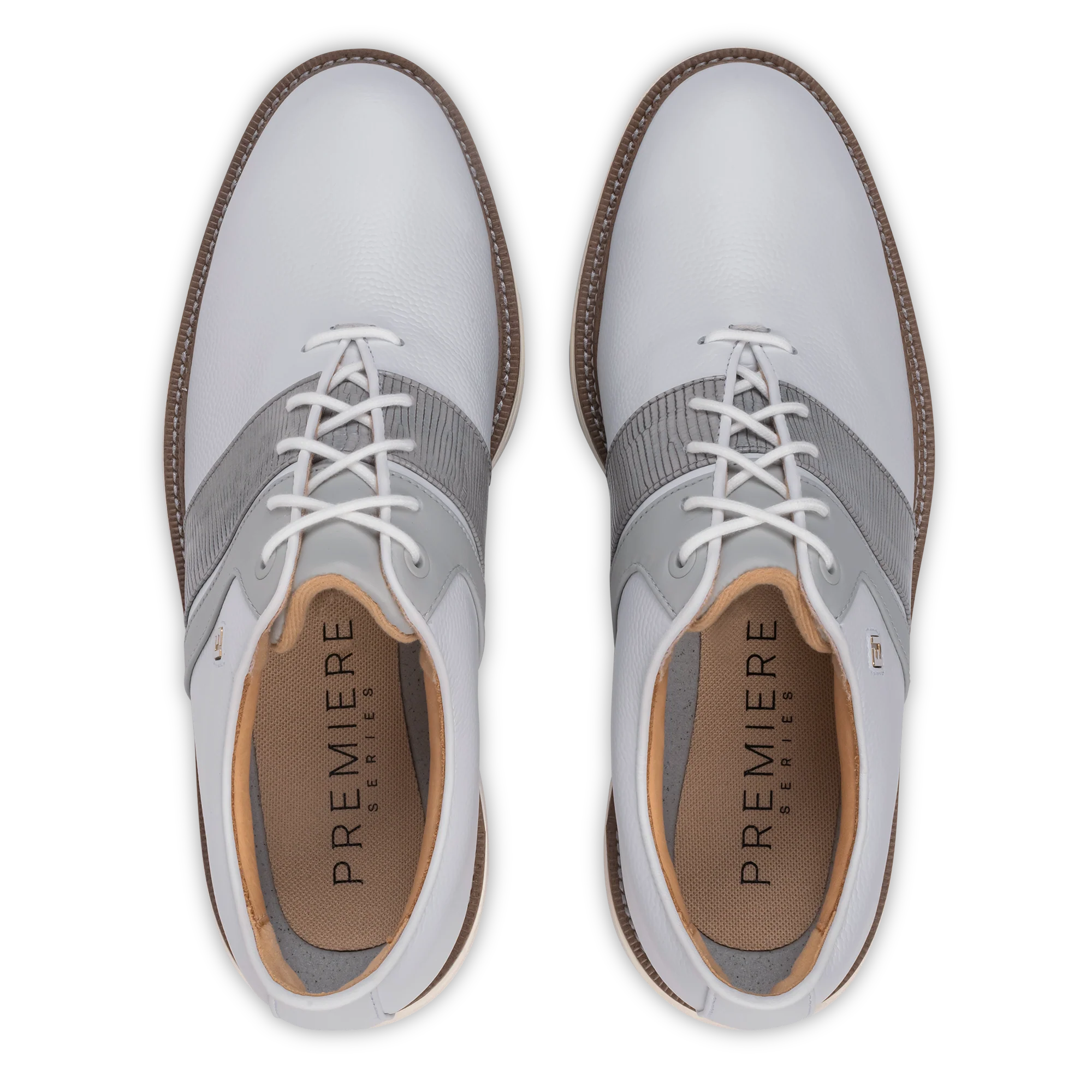 FootJoy DryJoys Premiere 'Packard' 2026 - White/Grey - Image 10