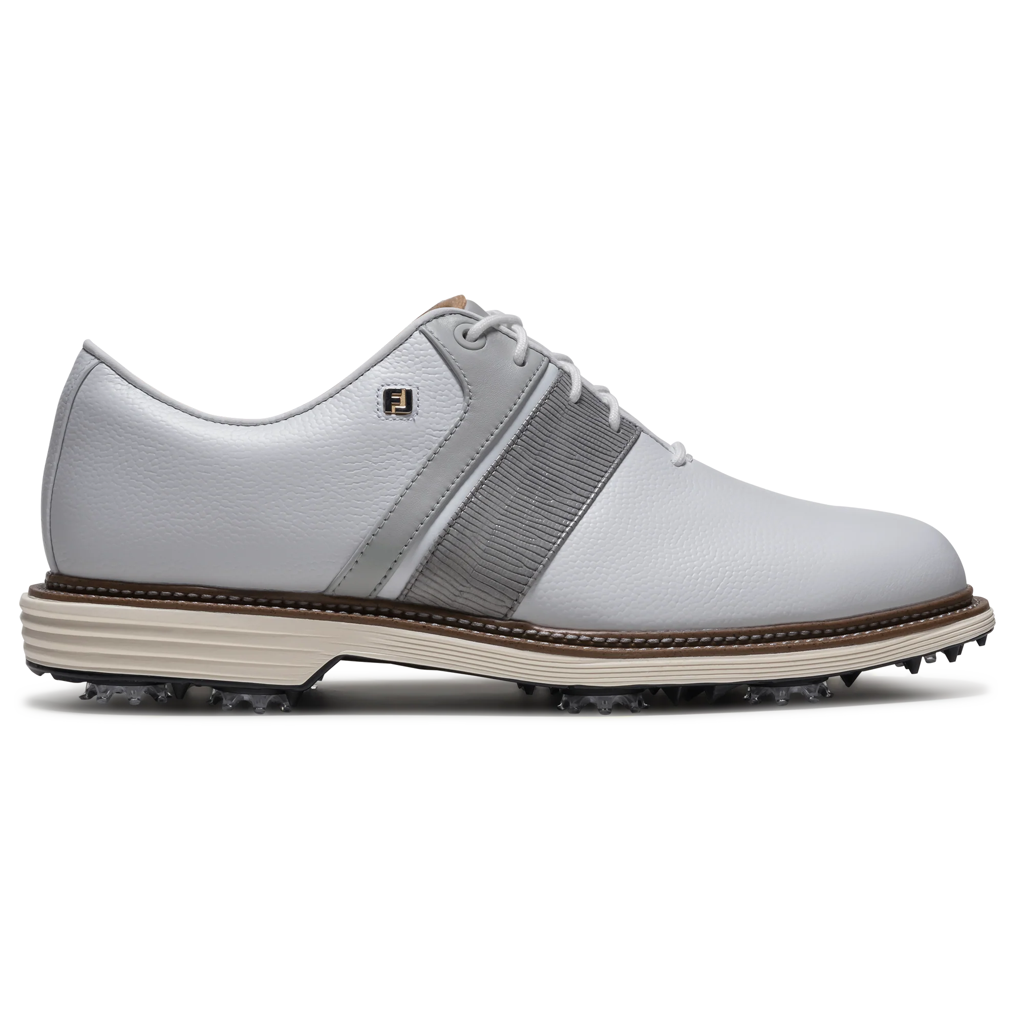 FootJoy DryJoys Premiere 'Packard' 2026 - White/Grey - Image 3