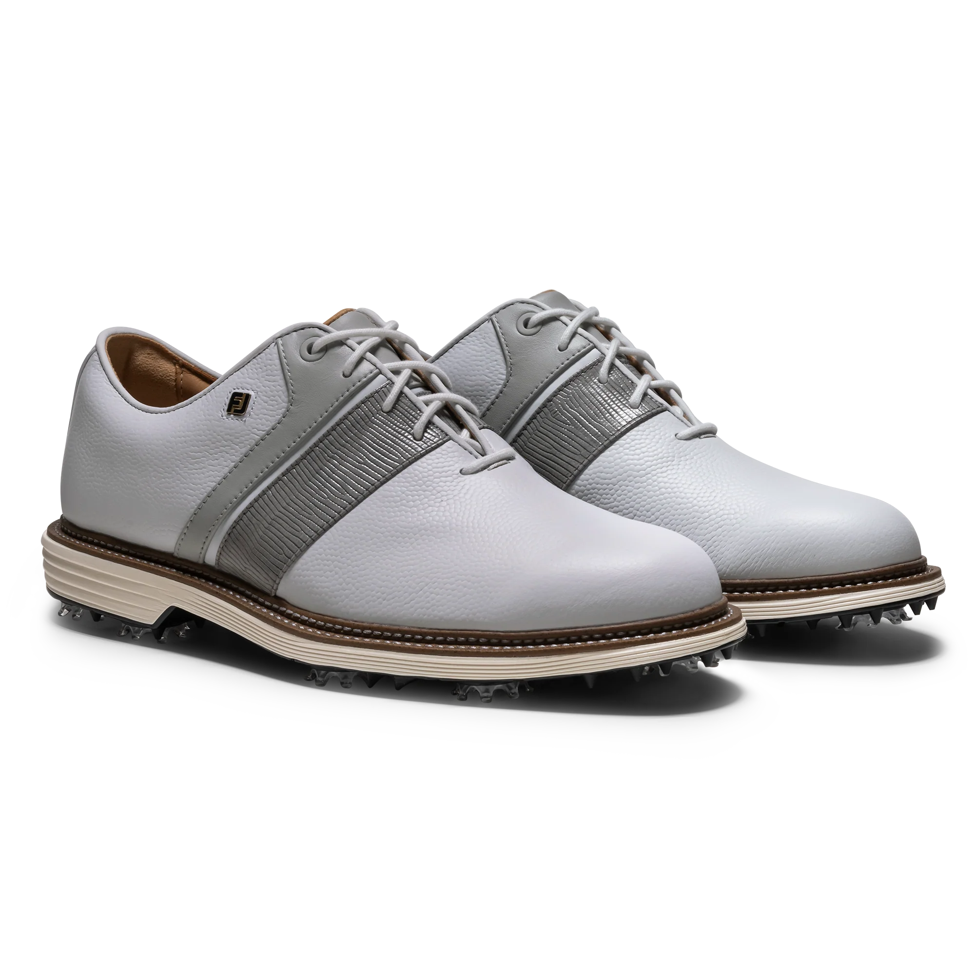 FootJoy DryJoys Premiere 'Packard' 2026 - White/Grey - Image 8
