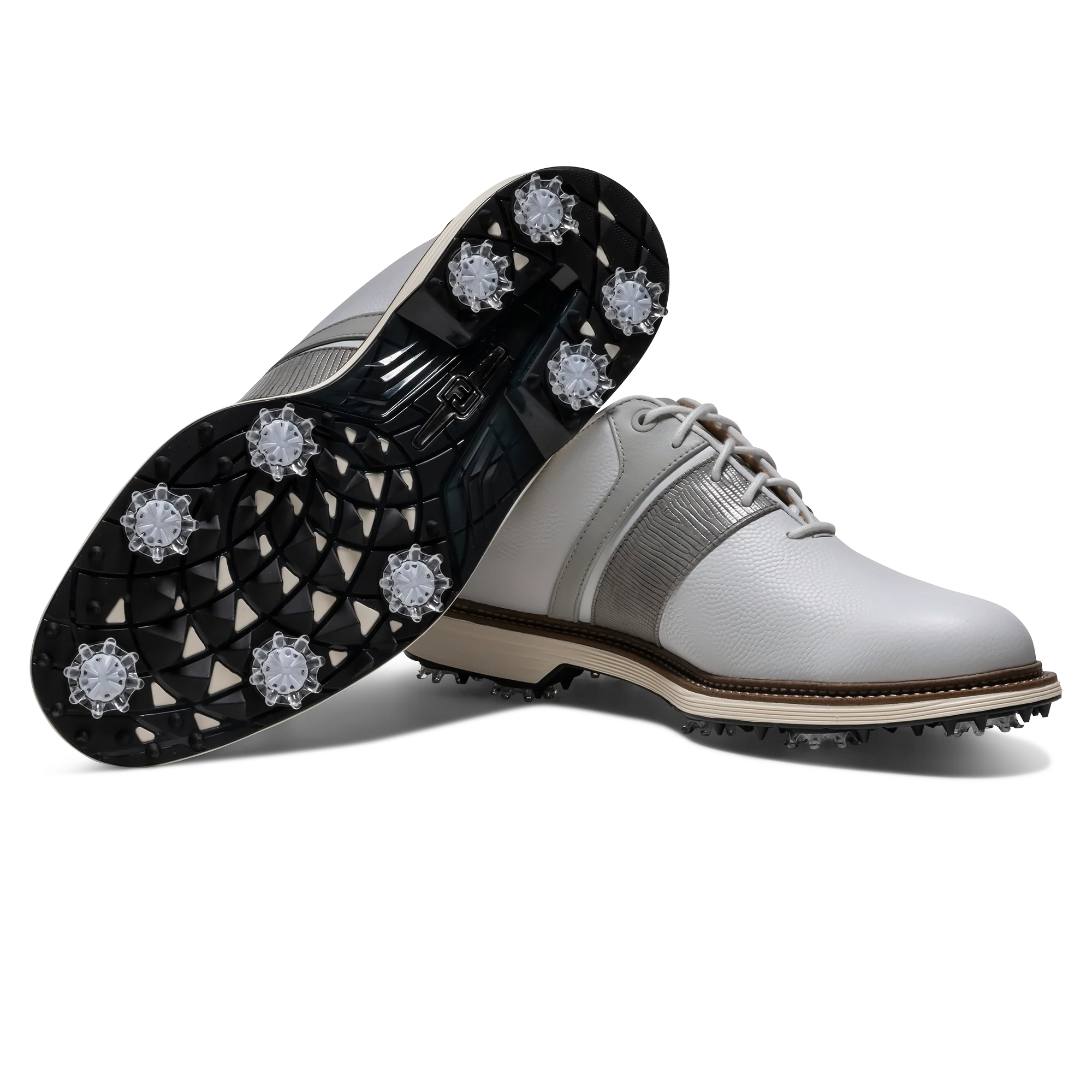 FootJoy DryJoys Premiere 'Packard' 2026 - White/Grey - Image 9