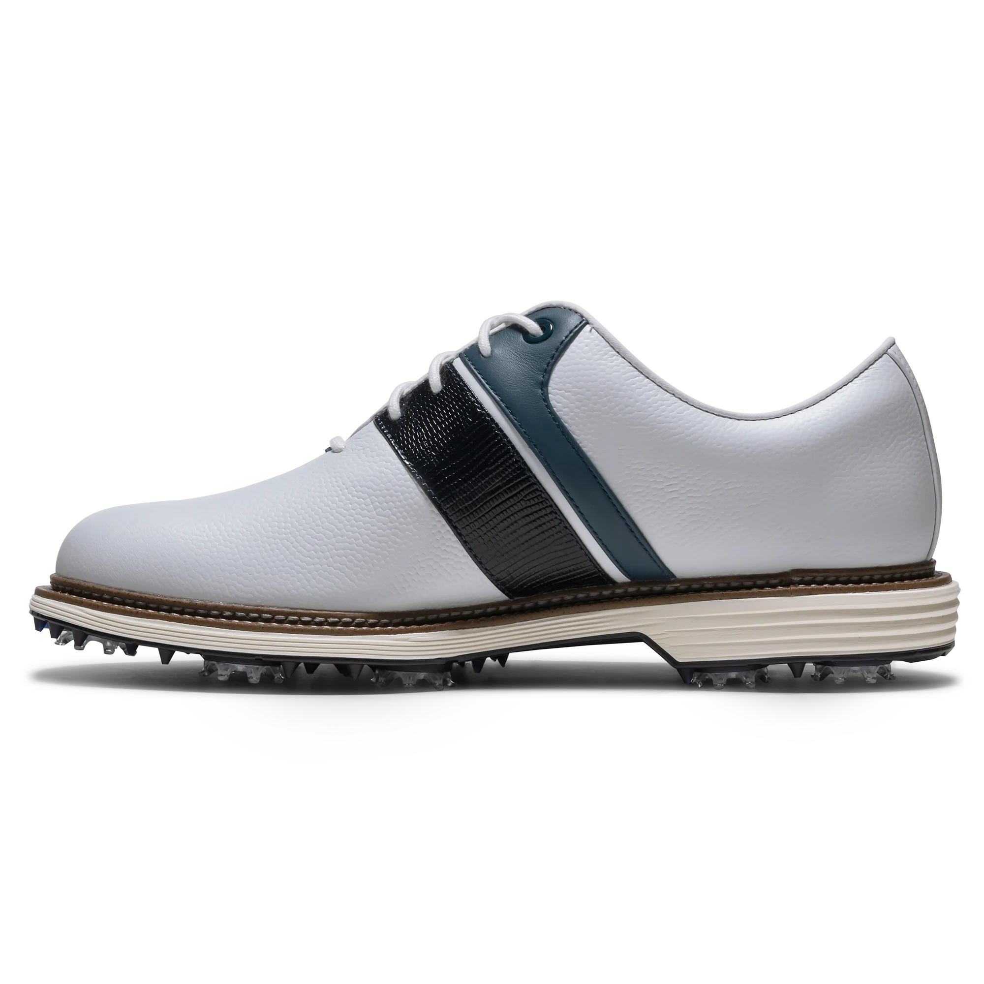 FootJoy DryJoys Premiere 'Packard' 2026 - White/Navy - Image 5