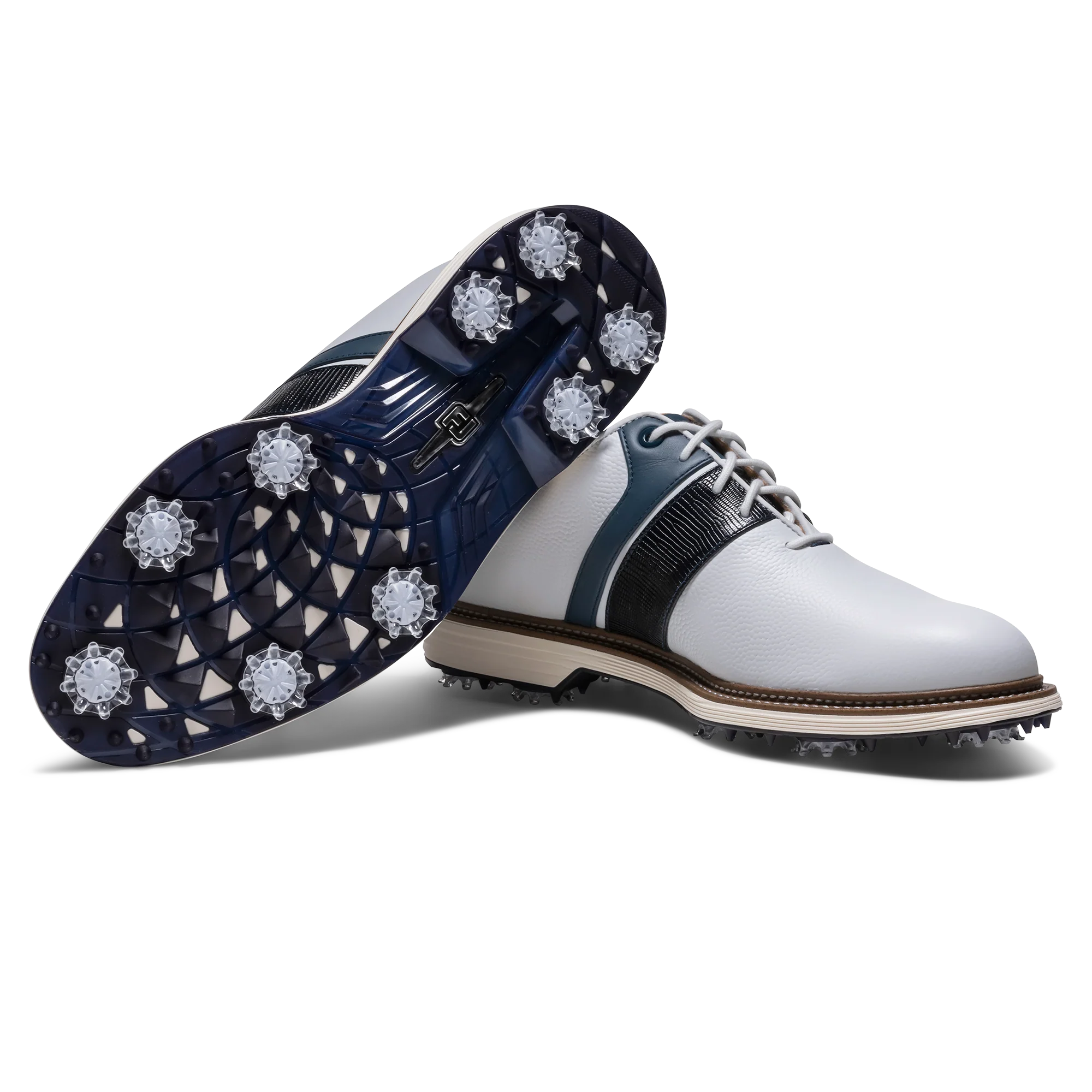 FootJoy DryJoys Premiere 'Packard' 2026 - White/Navy - Image 8