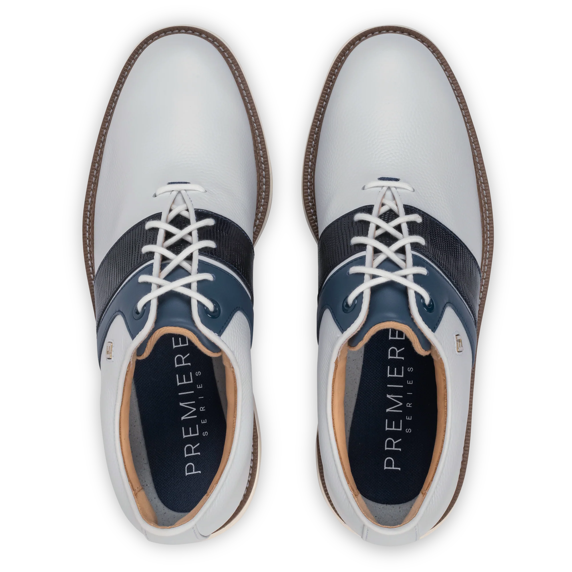 FootJoy DryJoys Premiere 'Packard' 2026 - White/Navy - Image 9