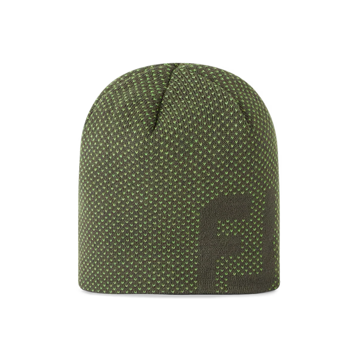 FootJoy Jacquard Knit Beanie Olive - Image 3