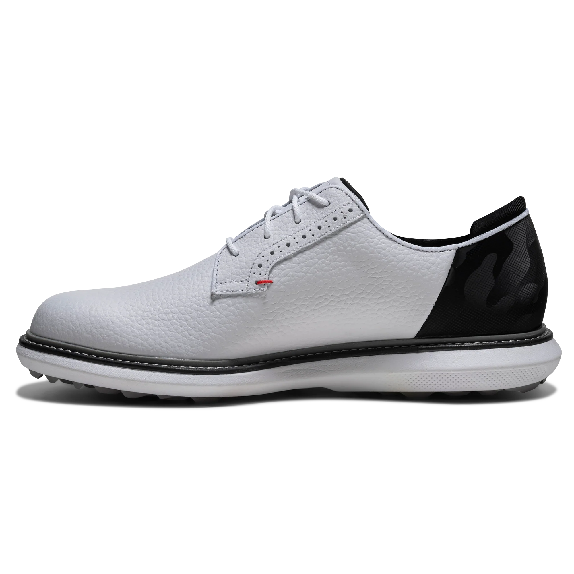 FootJoy Traditions Spikeless - White/Black/Red - Image 5