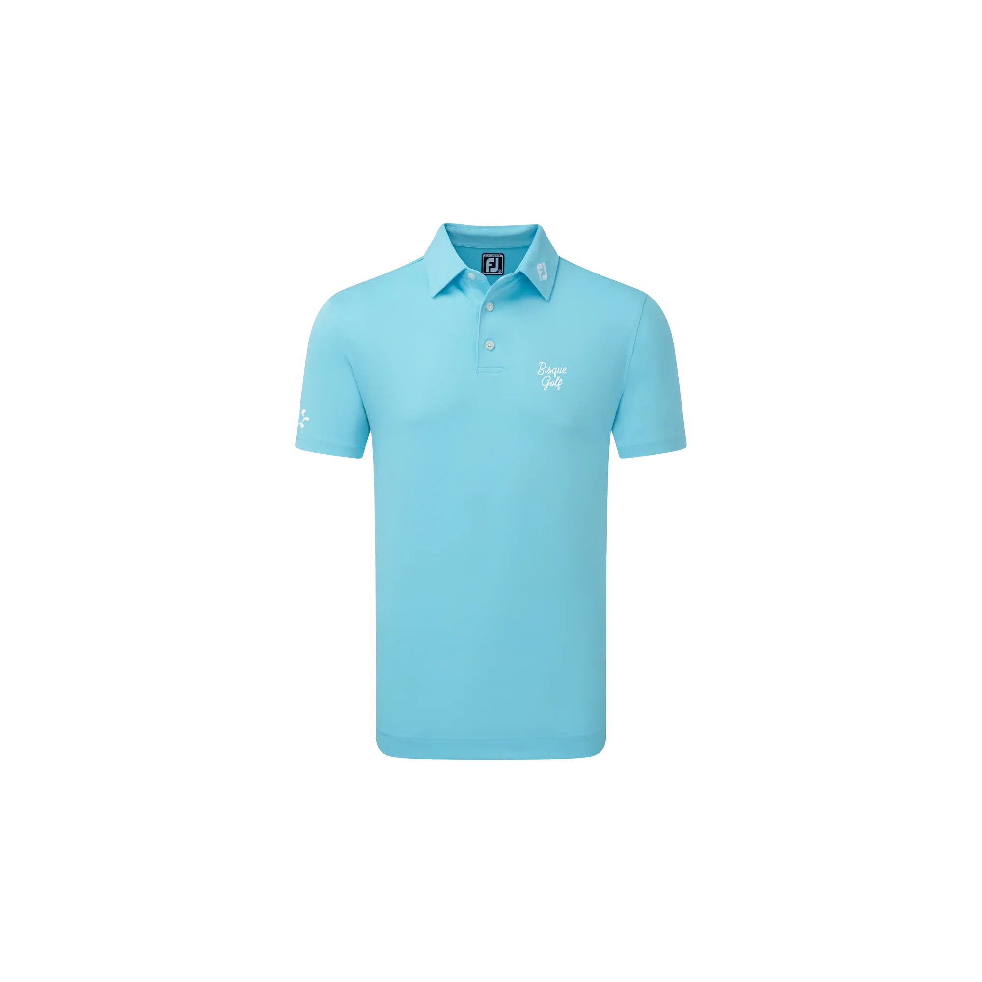 FootJoy with Bisque Stretch Pique Riviera Blue