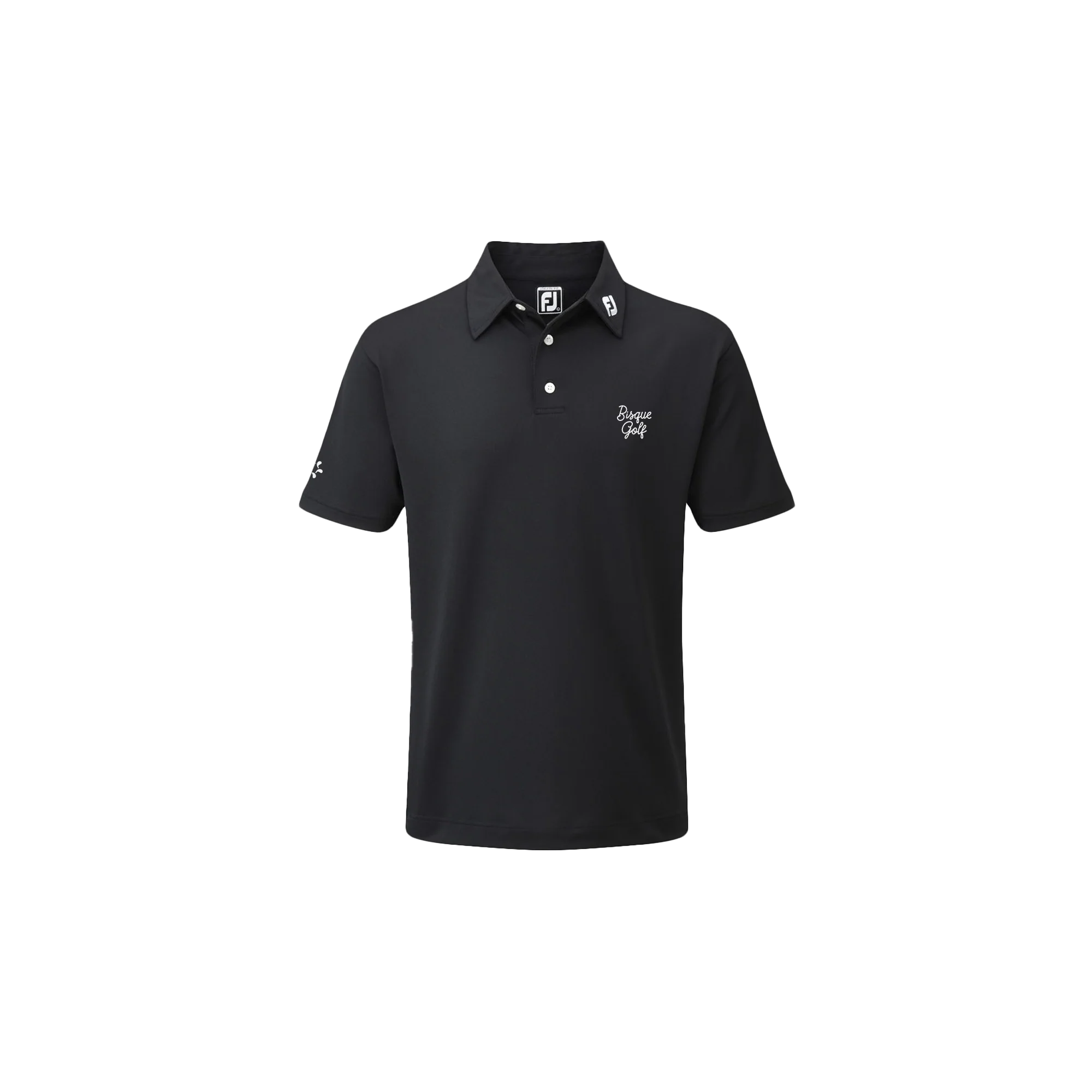 FootJoy with Bisque Stretch Pique Solid Black