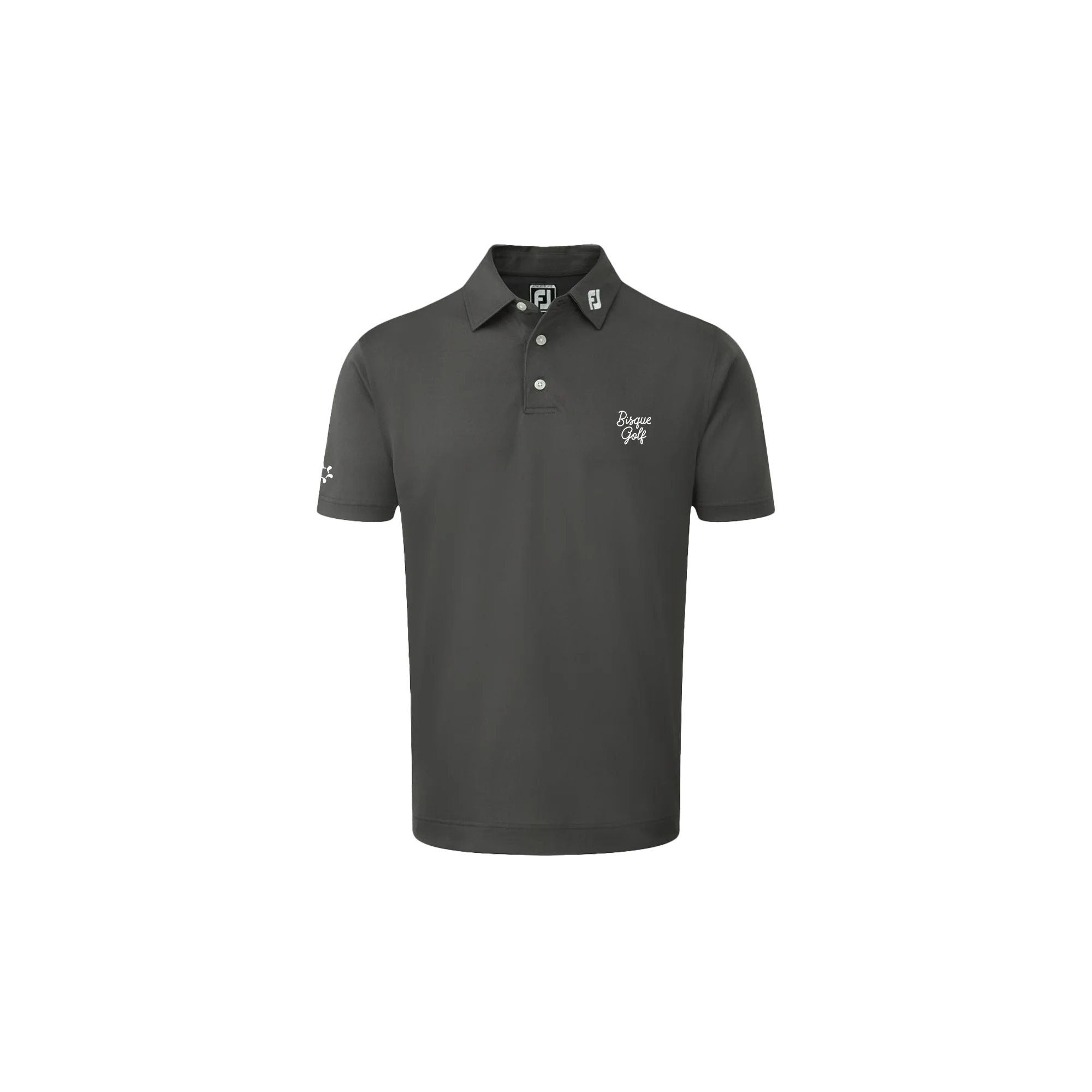 FootJoy with Bisque Stretch Pique Charcoal - Image 3