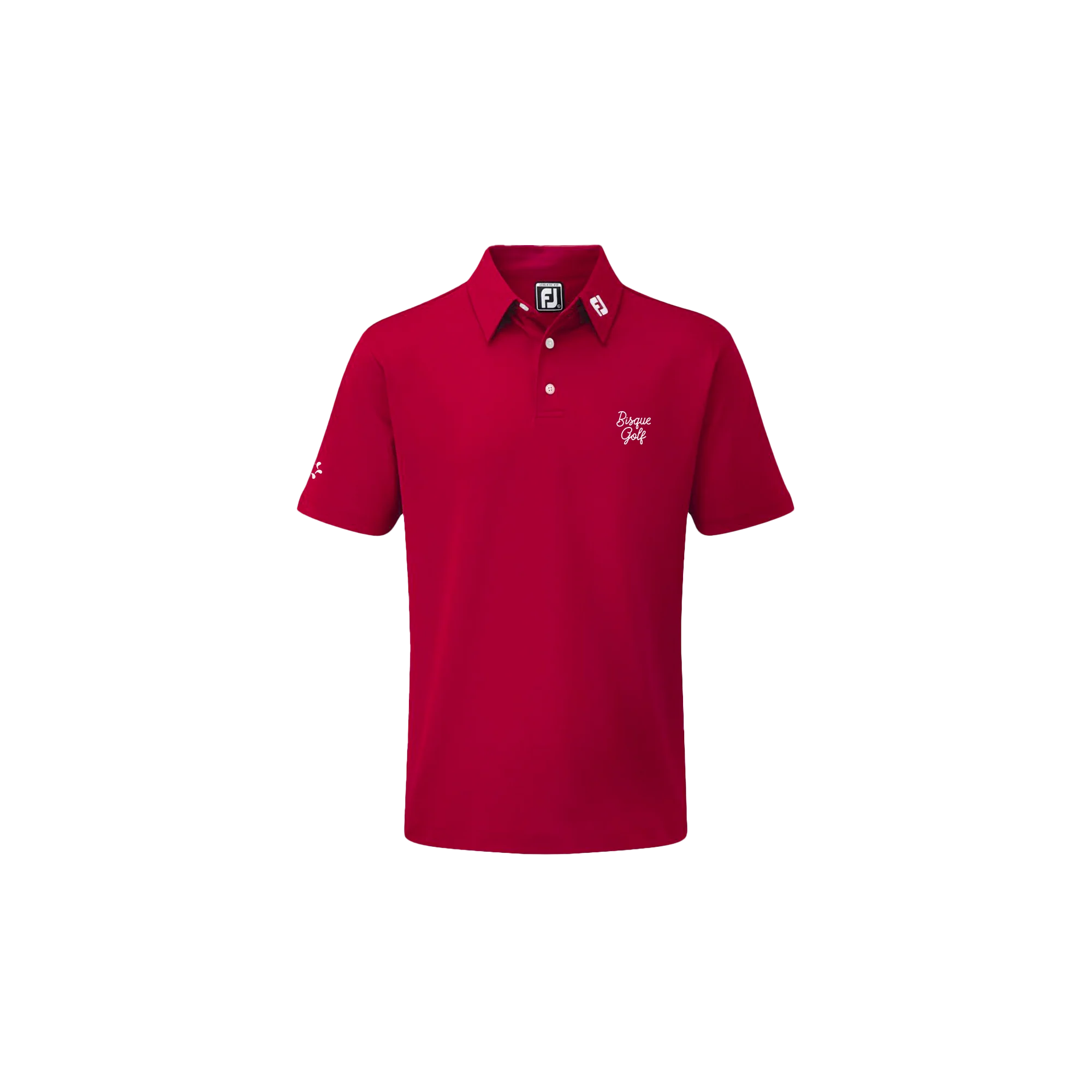 FootJoy with Bisque Stretch Pique Solid Red