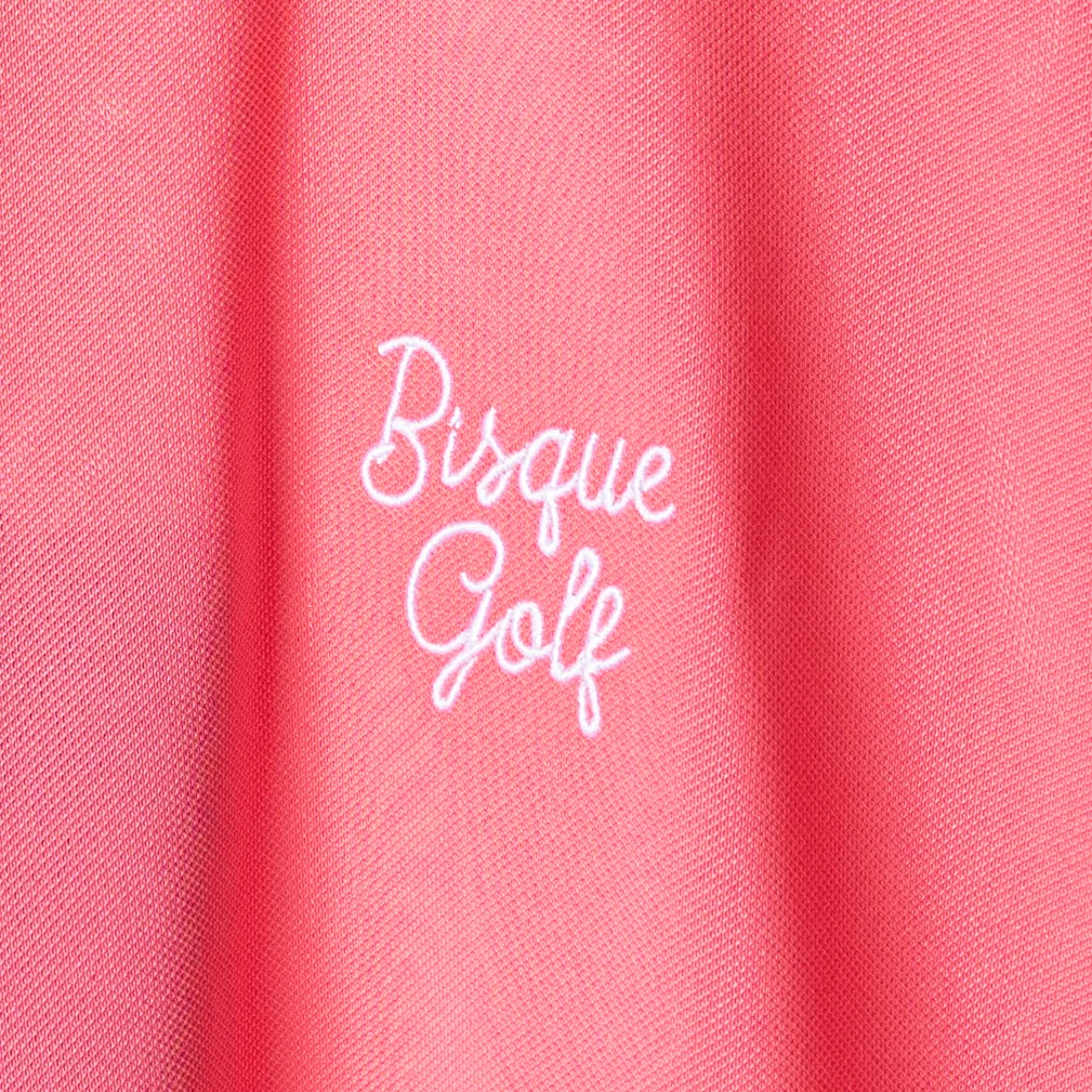 FootJoy with Bisque Stretch Pique Polo Watermelon - Image 4