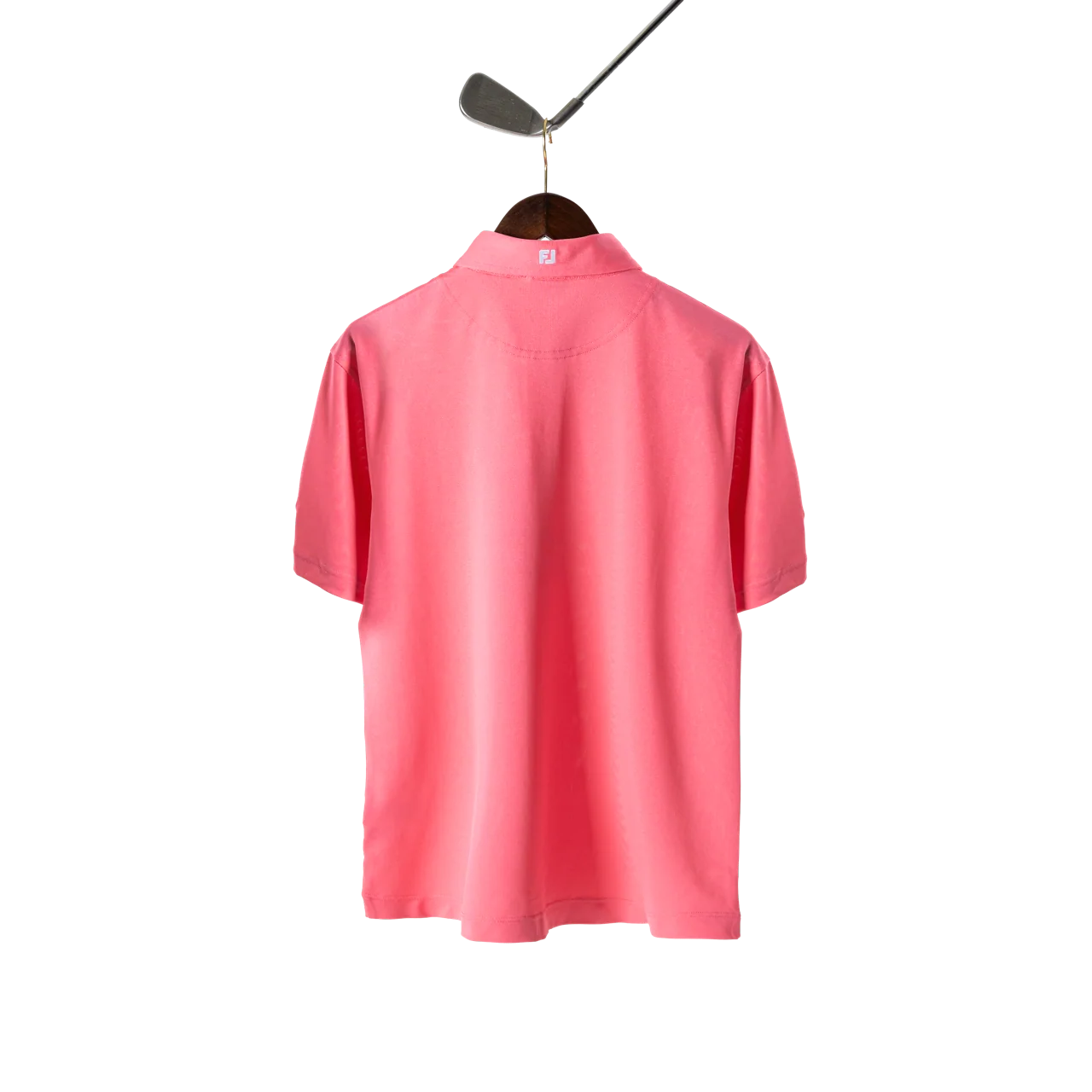 FootJoy with Bisque Stretch Pique Polo Watermelon - Image 6