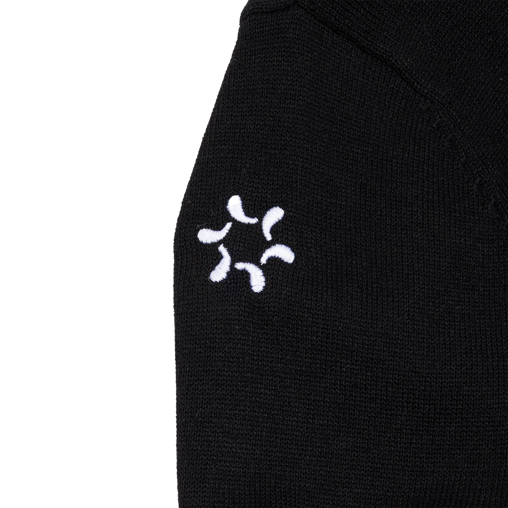 FootJoy x Bisque Wool V-Neck Pullover - Black - Image 6