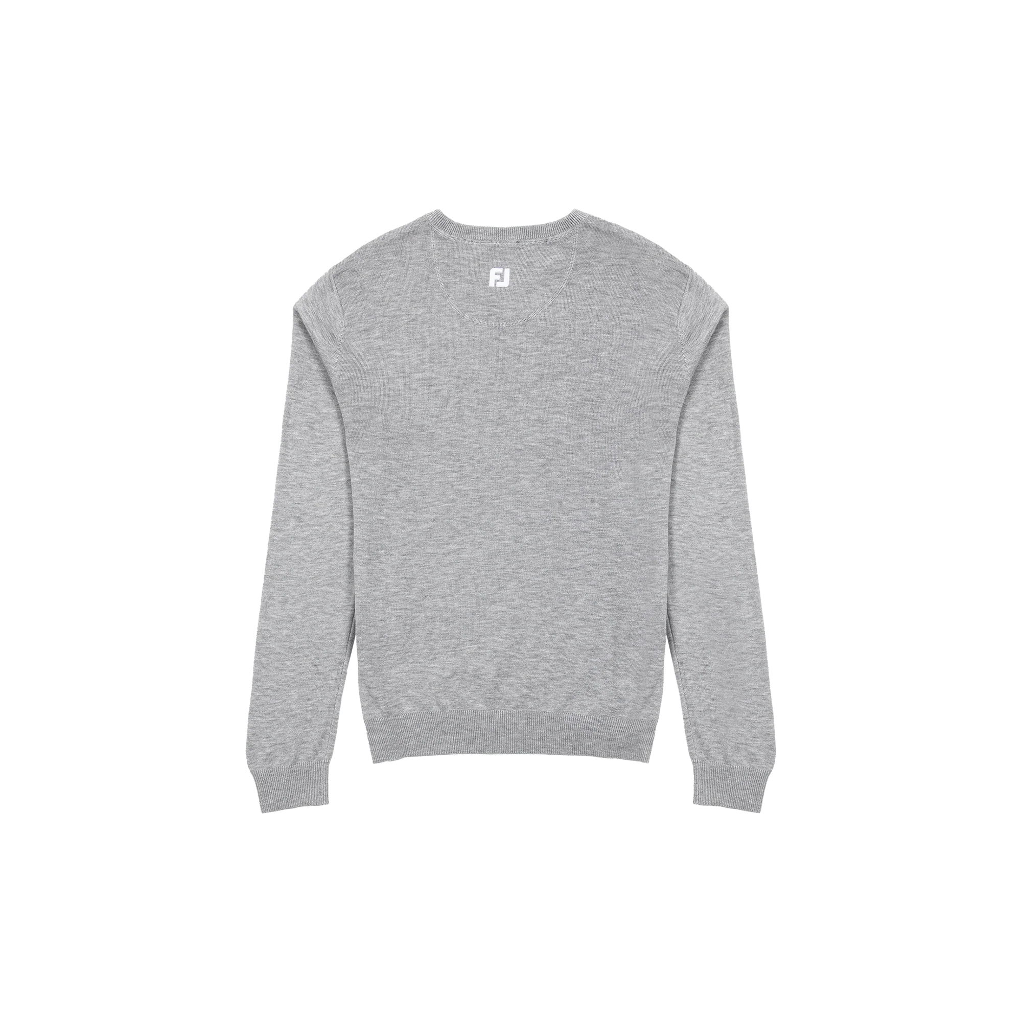 FootJoy x Bisque Wool V-Neck Pullover - Heather Grey - Image 2