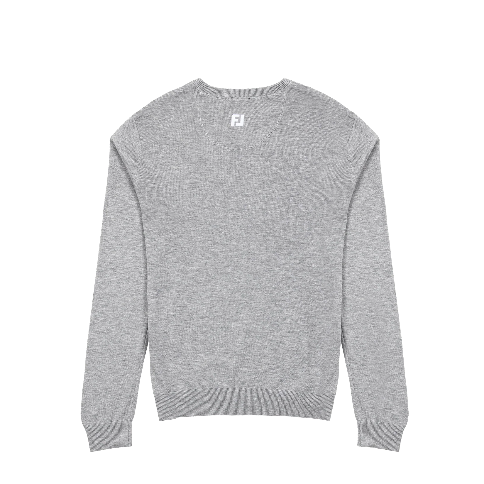 FootJoy x Bisque Wool V-Neck Pullover - Heather Grey - Image 4