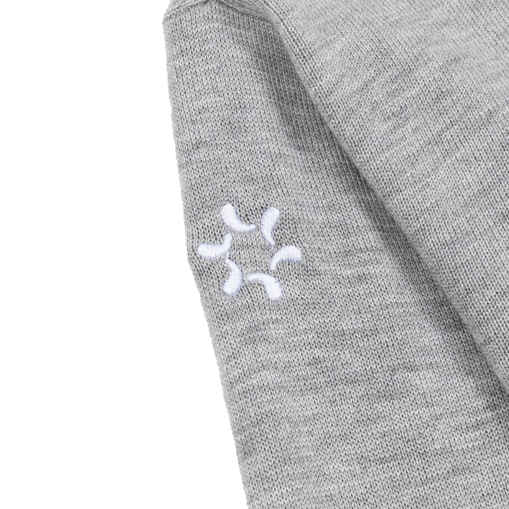 FootJoy x Bisque Wool V-Neck Pullover - Heather Grey - Image 6