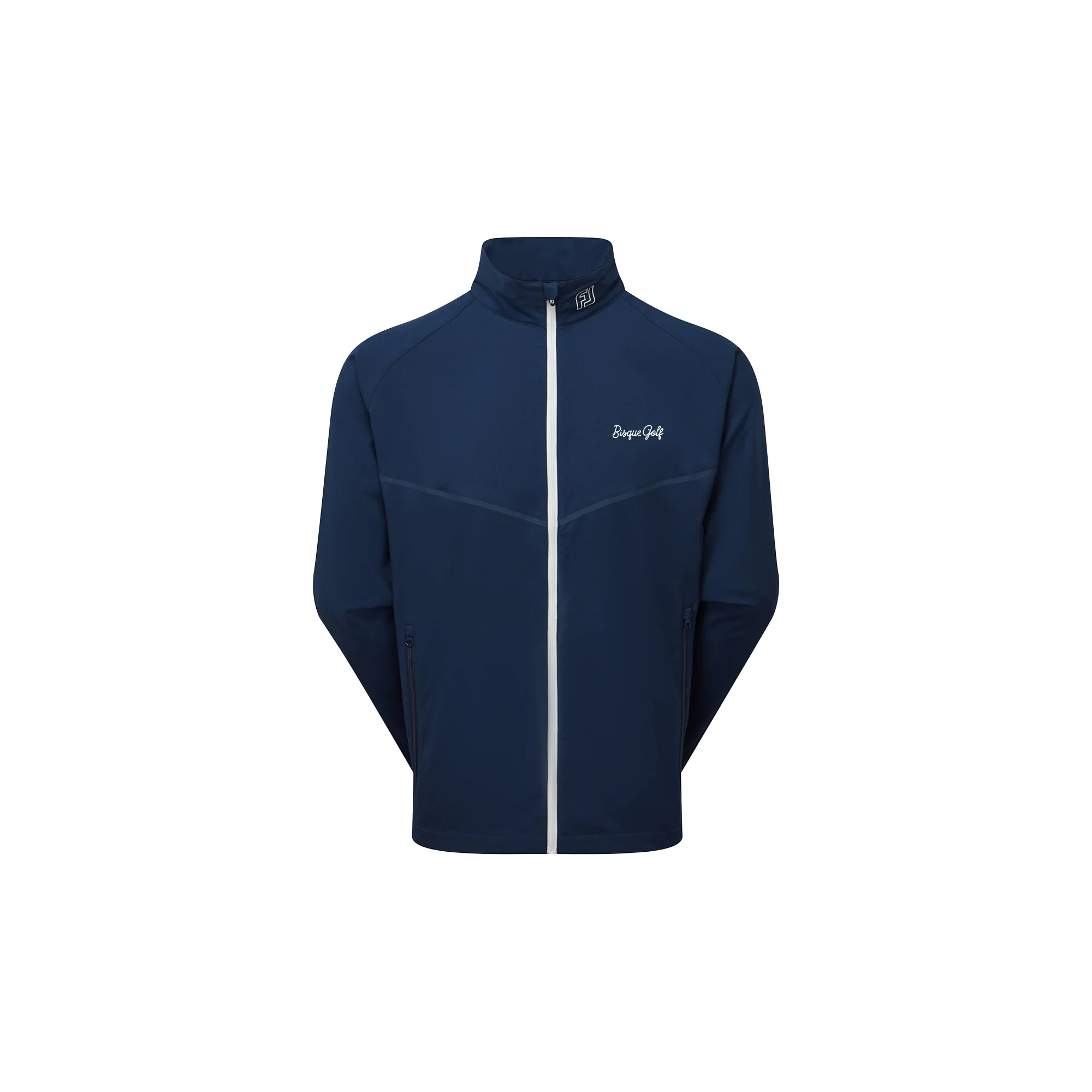 Footjoy with Bisque Zephyr Full Zip Windshirt - Navy - Image 3