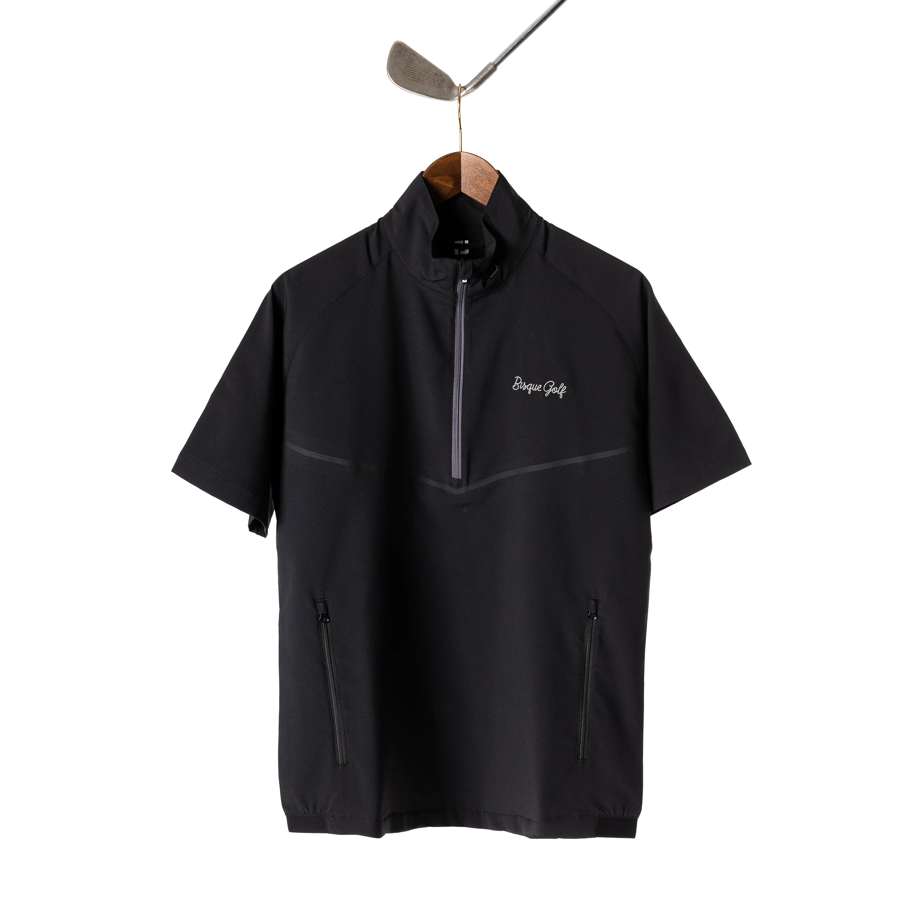 Footjoy with Bisque Zephyr SS Windshirt - Black - Image 3