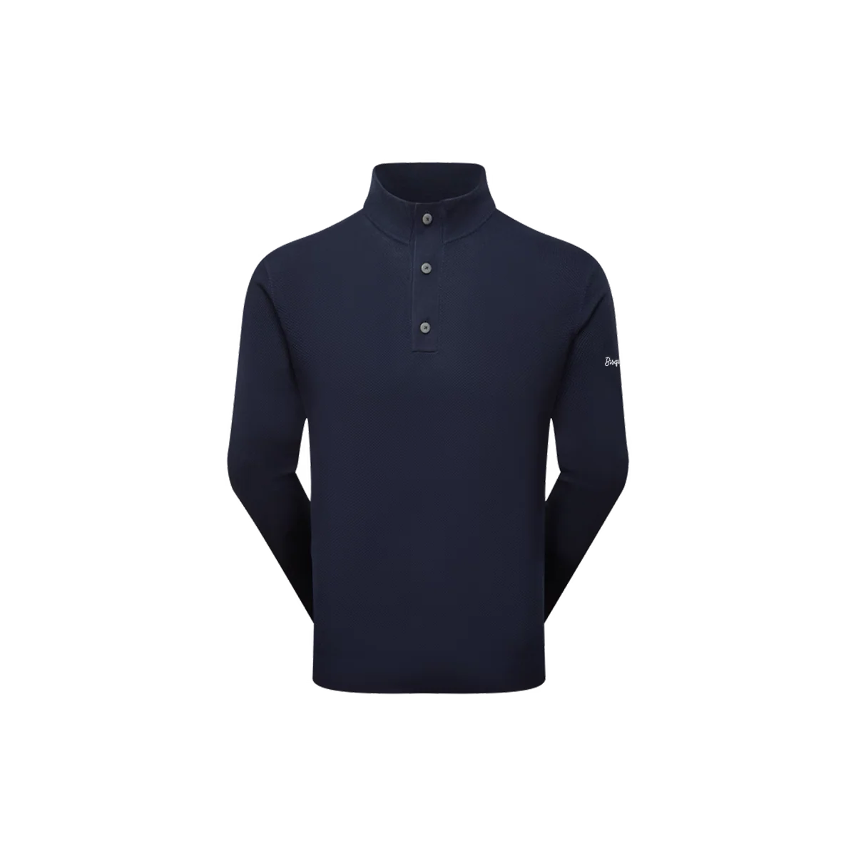 FootJoy x Bisque Drirelease Button Placket Sweater - Navy