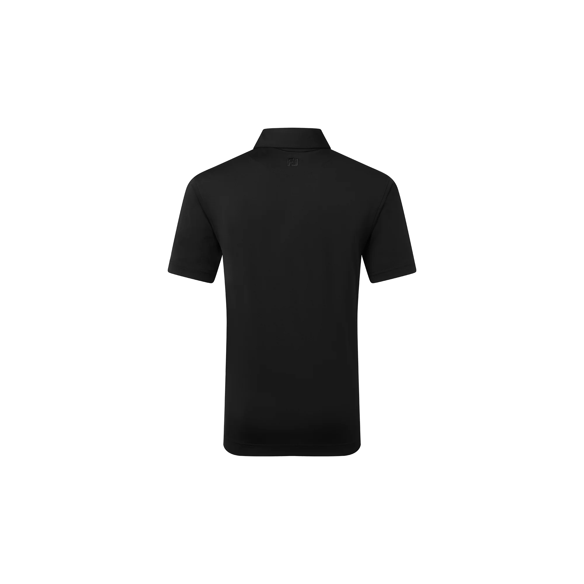 FootJoy x Bisque Golf Solid Lisle Polo - Black - Image 2