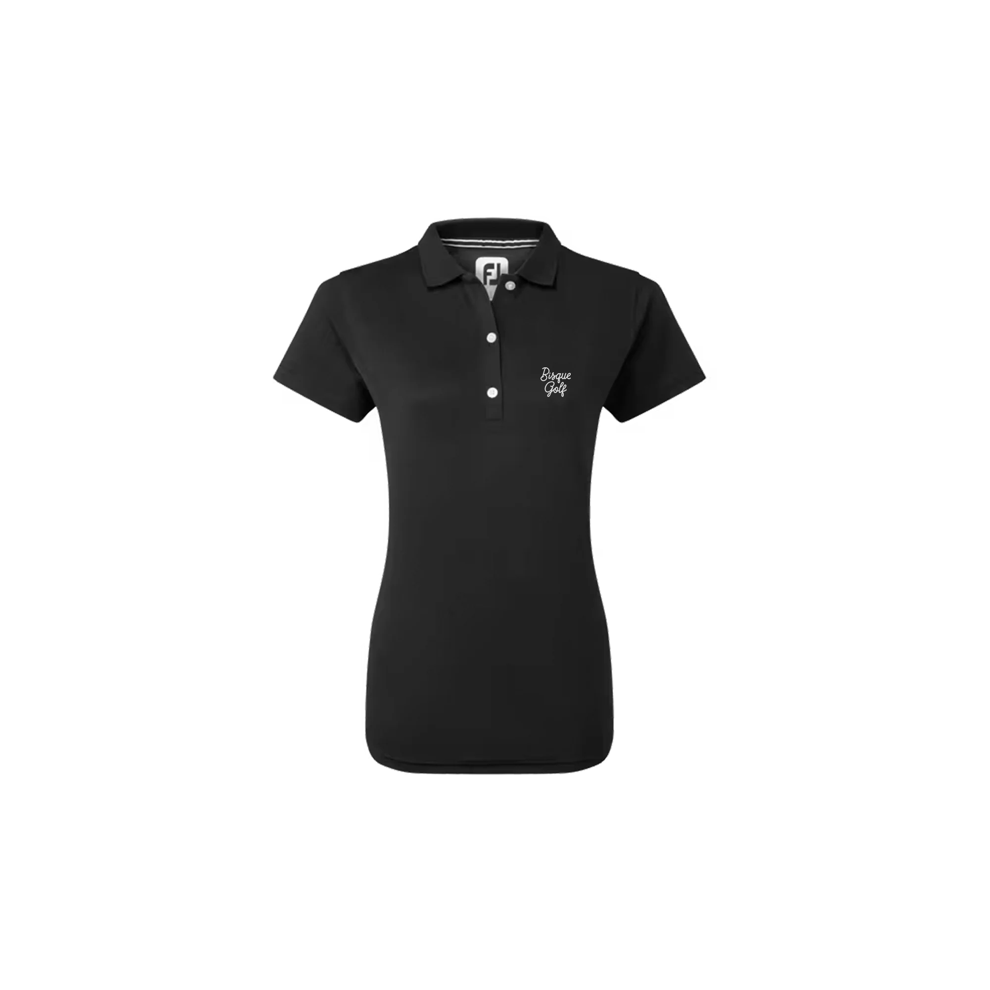 FootJoy x Bisque Golf Stretch Pique Polo Women - Black