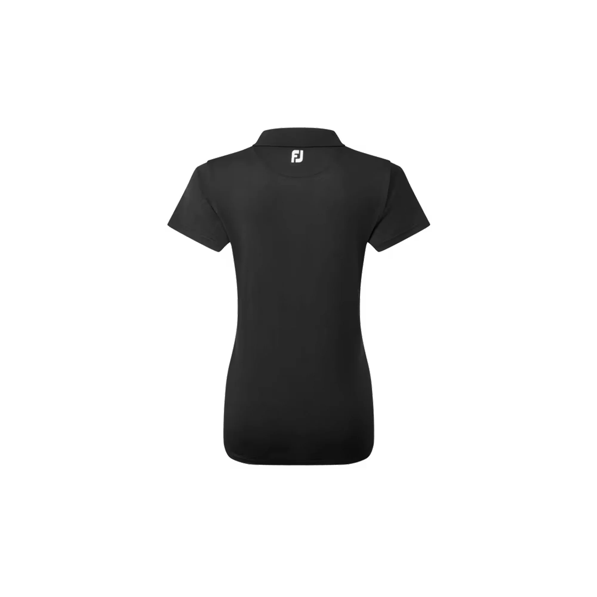 FootJoy x Bisque Golf Stretch Pique Polo Women - Black - Image 2