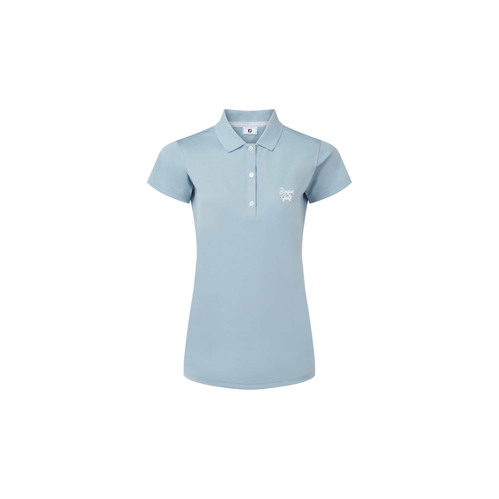 FootJoy x Bisque Golf Stretch Pique Polo Women - Chambray - Image 3