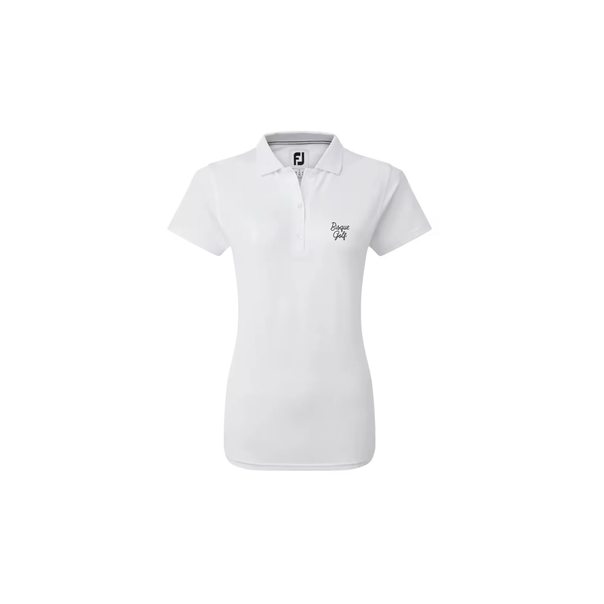 FootJoy x Bisque Golf Stretch Pique Polo Women - White