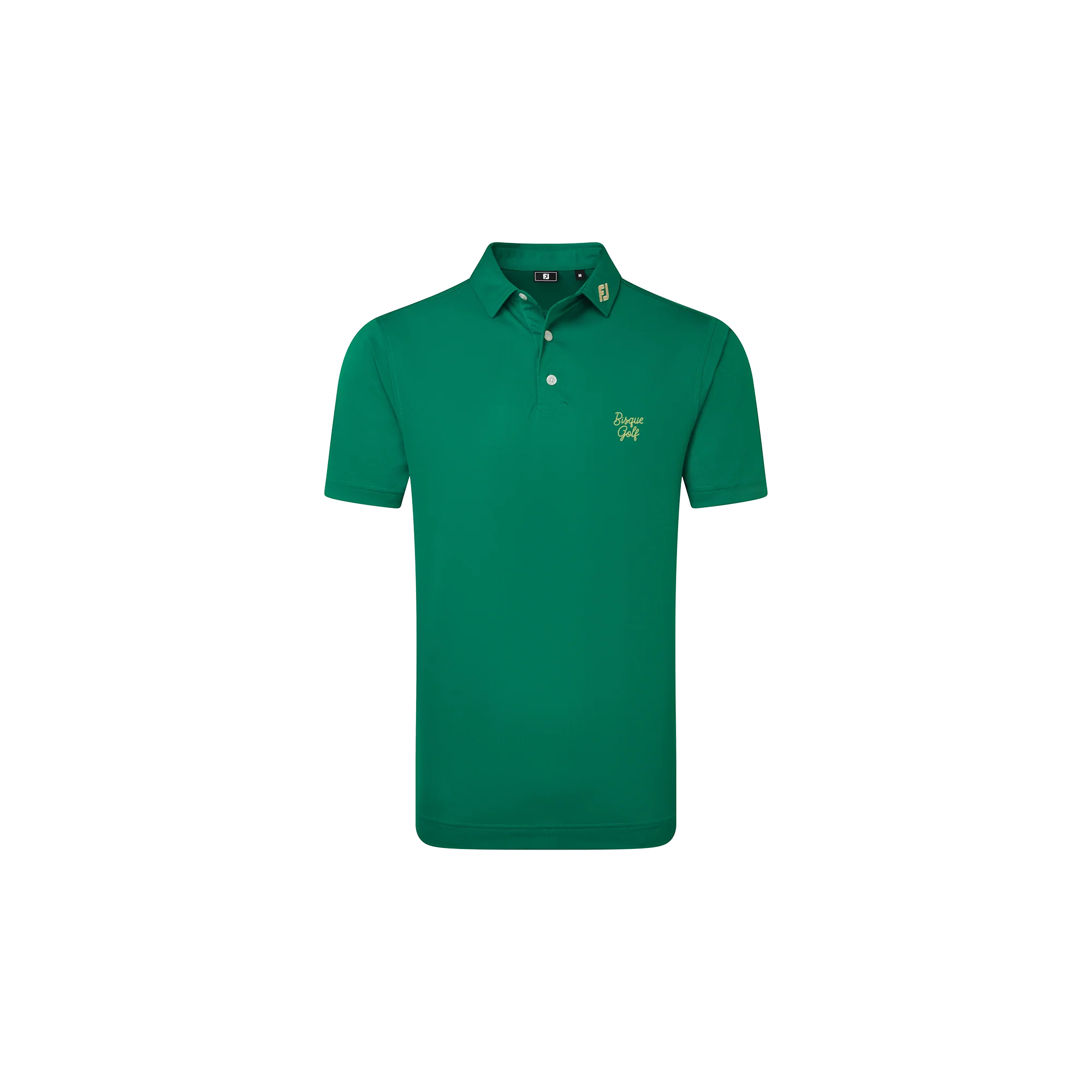 FootJoy x Bisque Golf Stretch Pique Solid Polo - Field Green
