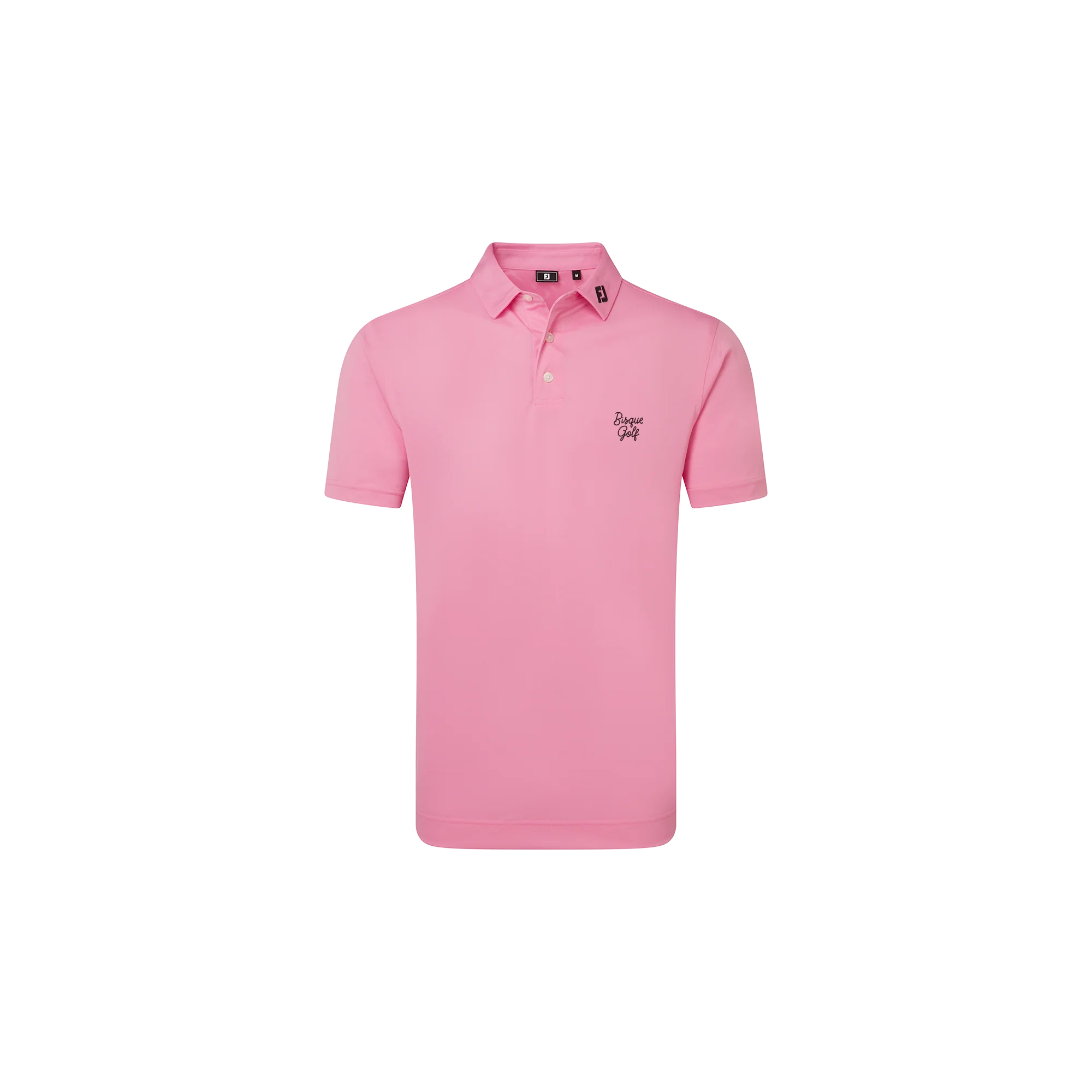 FootJoy x Bisque Golf Stretch Pique Solid Polo - Pink Pop