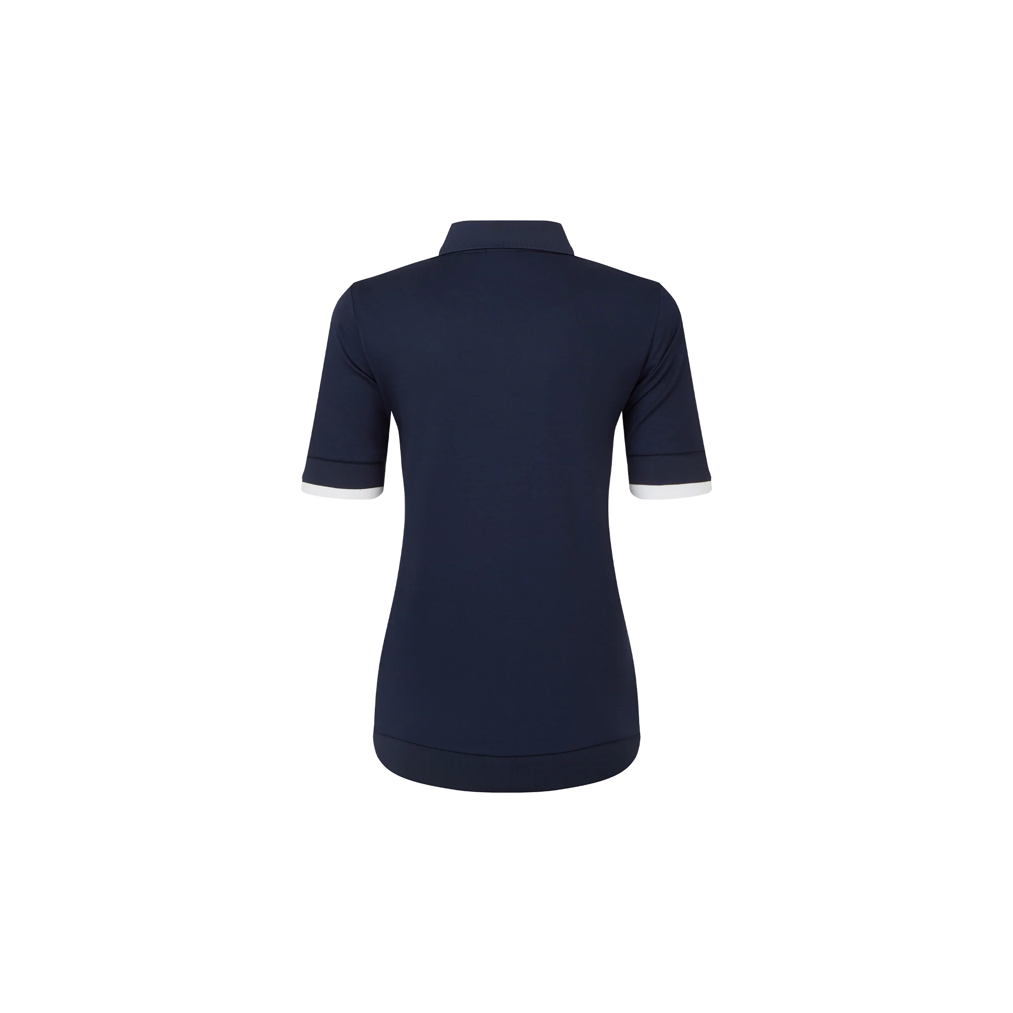 FootJoy x Bisque Golf Texture Knit Polo Women - Navy/White - Image 2