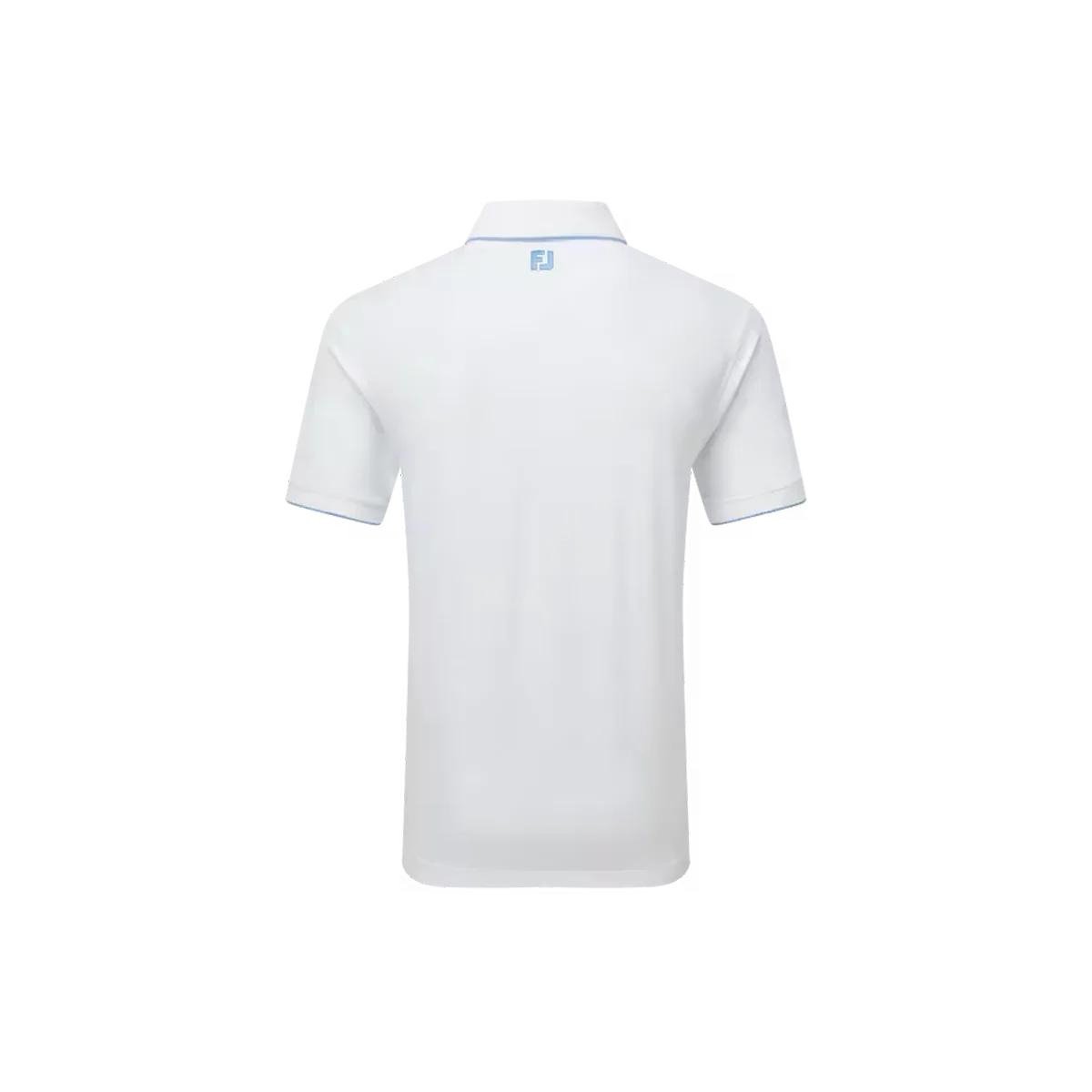 FootJoy x Bisque Golf Tipped Pique Polo - White - Image 2