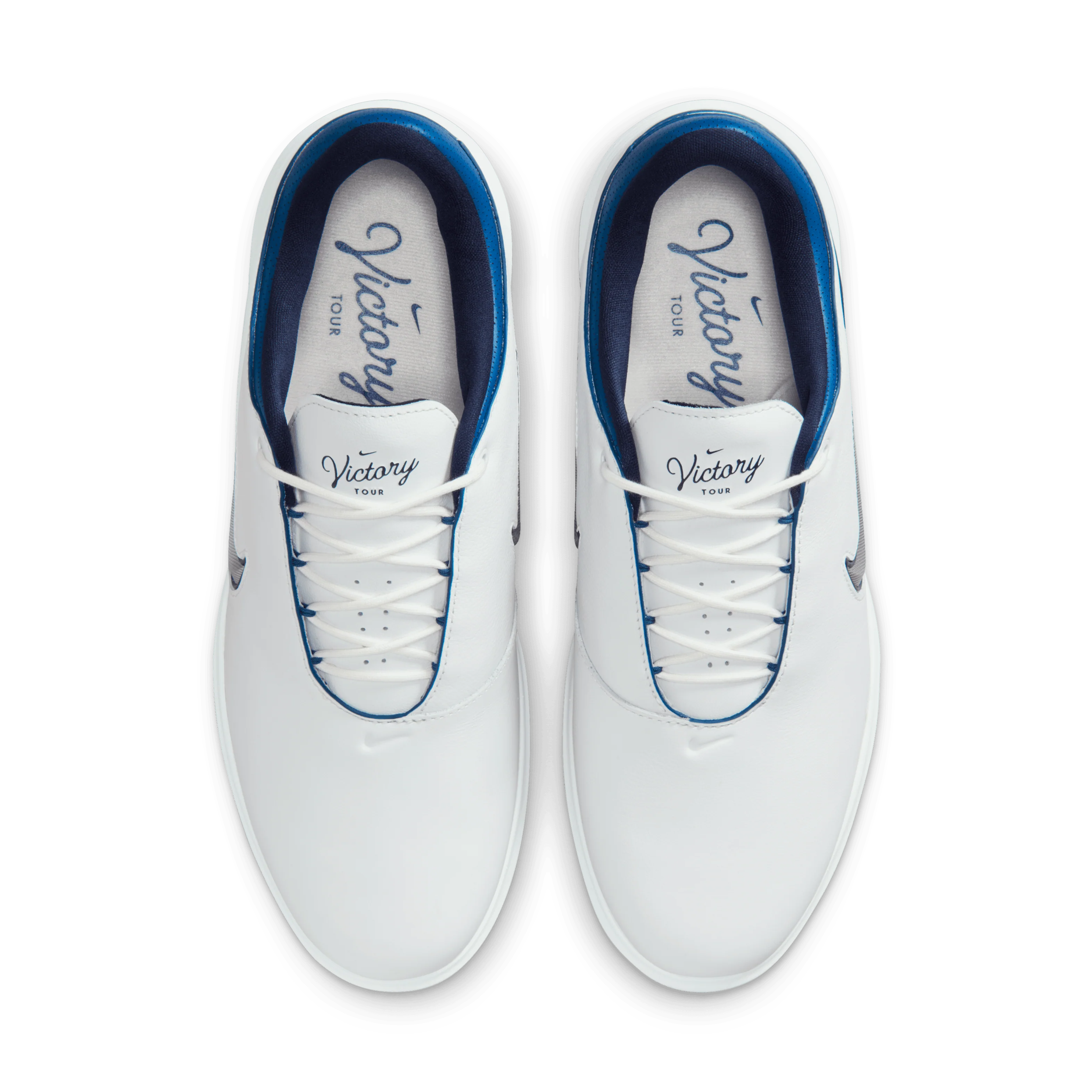 Nike Victory Tour 4 - White/Blue - Image 6