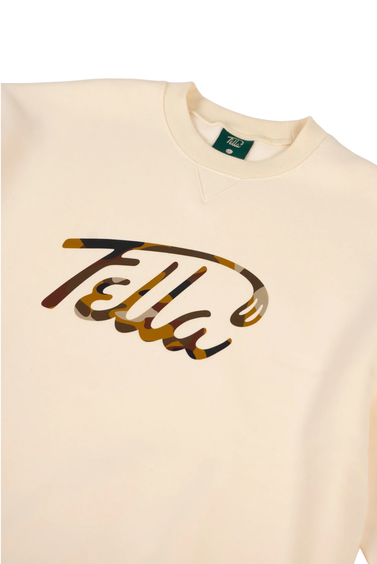Fella Golf Gavan Oversized Crewneck Sweater -  Ivory - Image 4