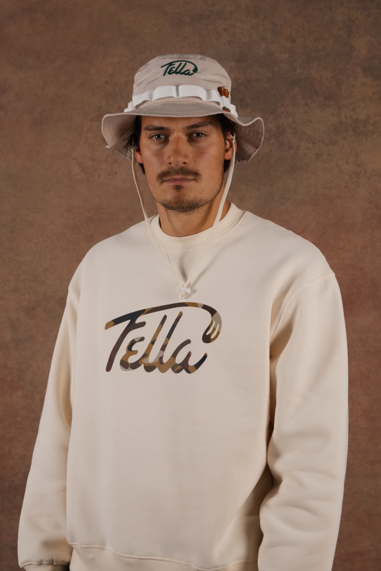 Fella Golf Gavan Oversized Crewneck Sweater -  Ivory - Image 7