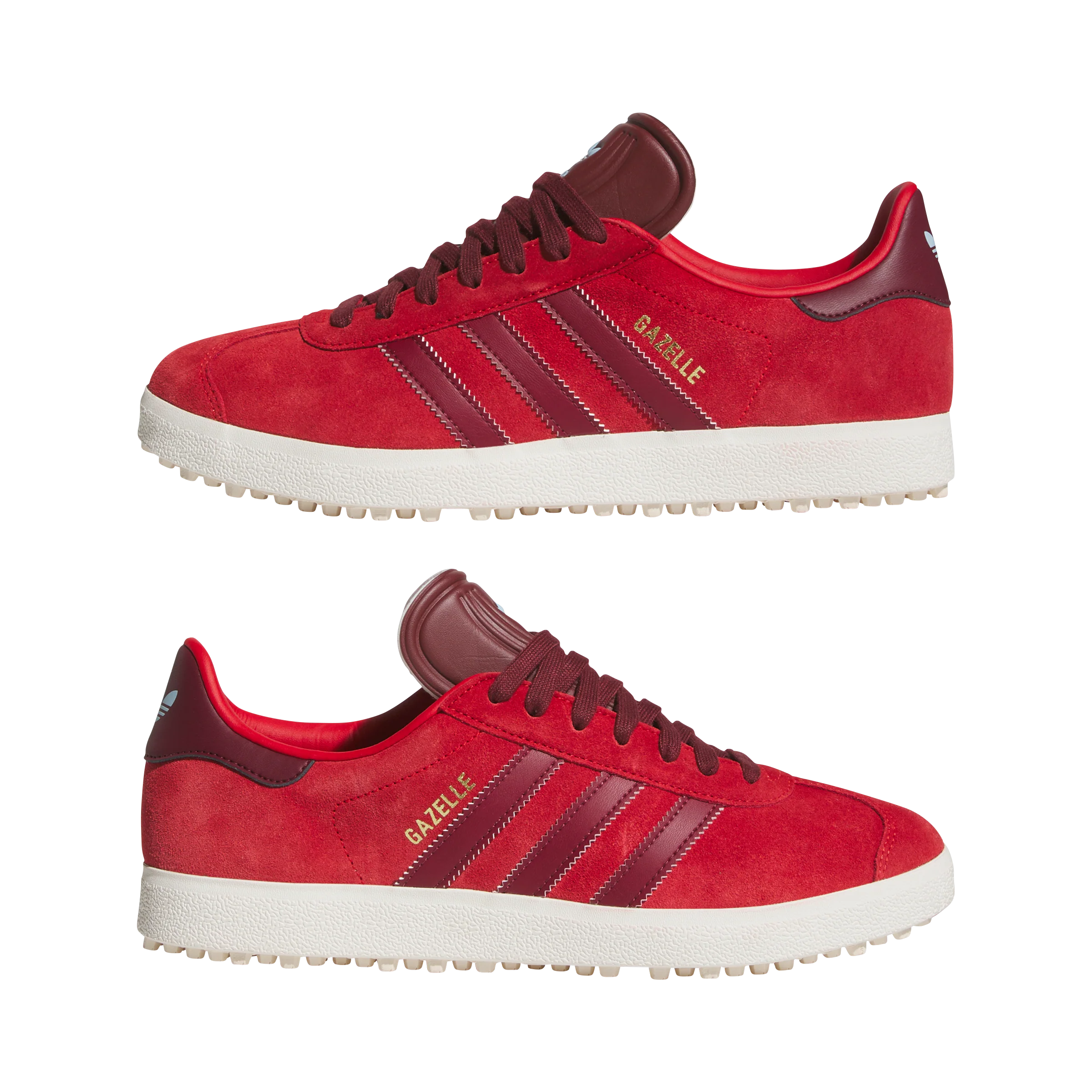 adidas Originals Gazelle Golf - Red/White/Burgundy - Image 11