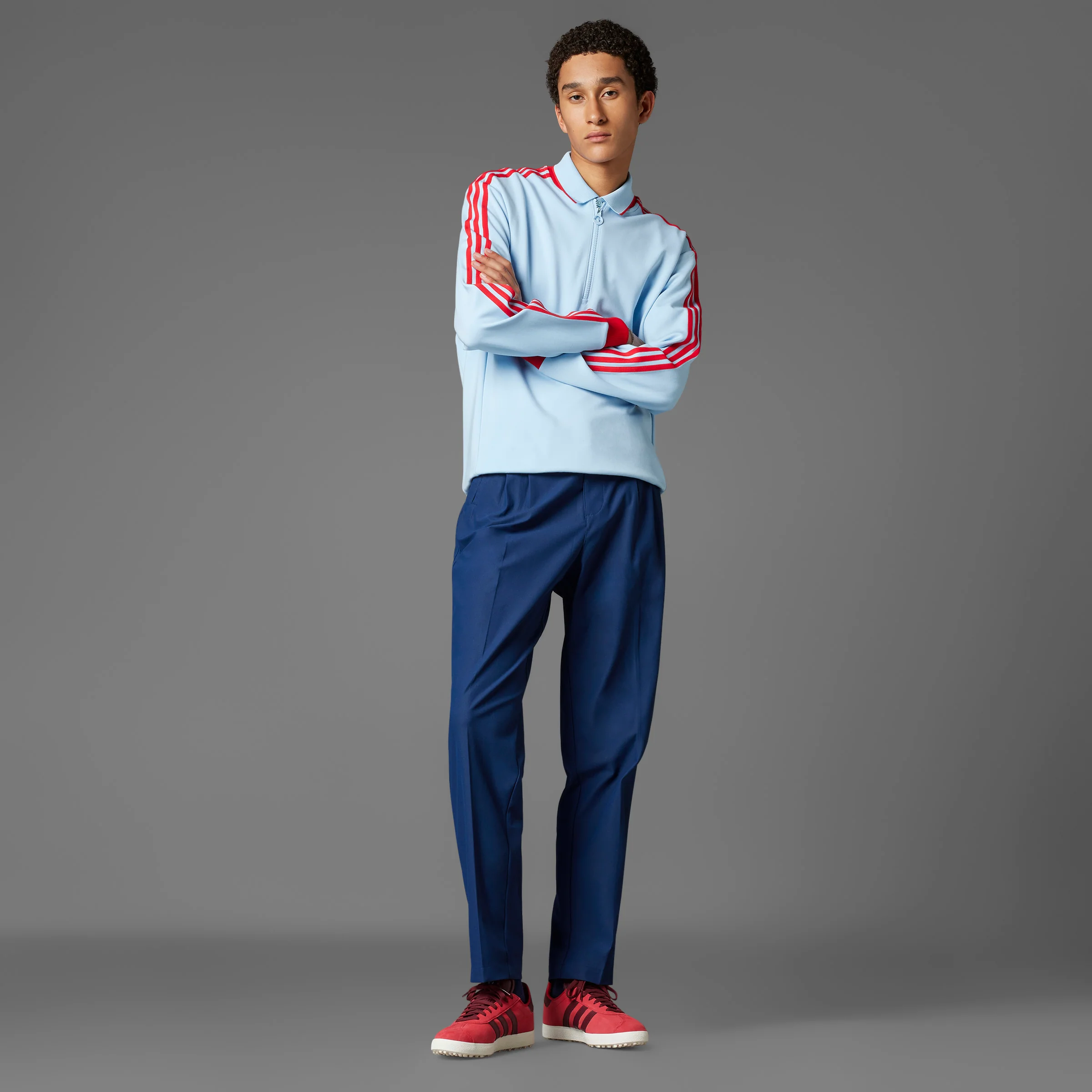 adidas Originals Gazelle Golf - Red/White/Burgundy - Image 16