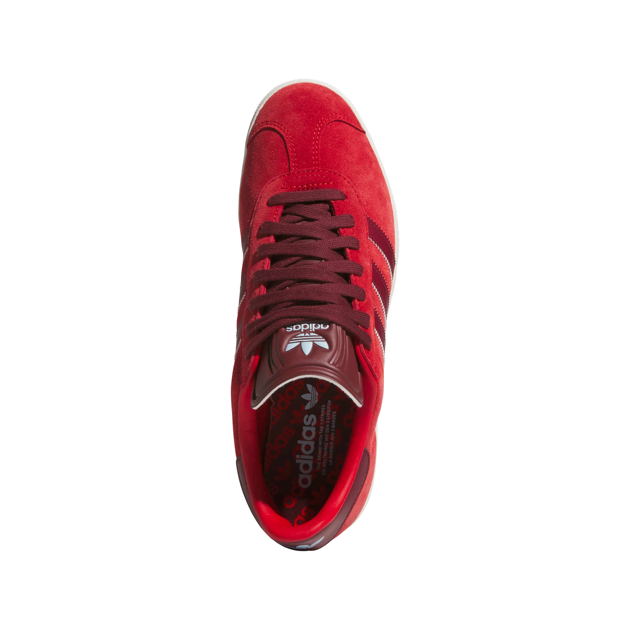 adidas Originals Gazelle Golf - Red/White/Burgundy - Image 4
