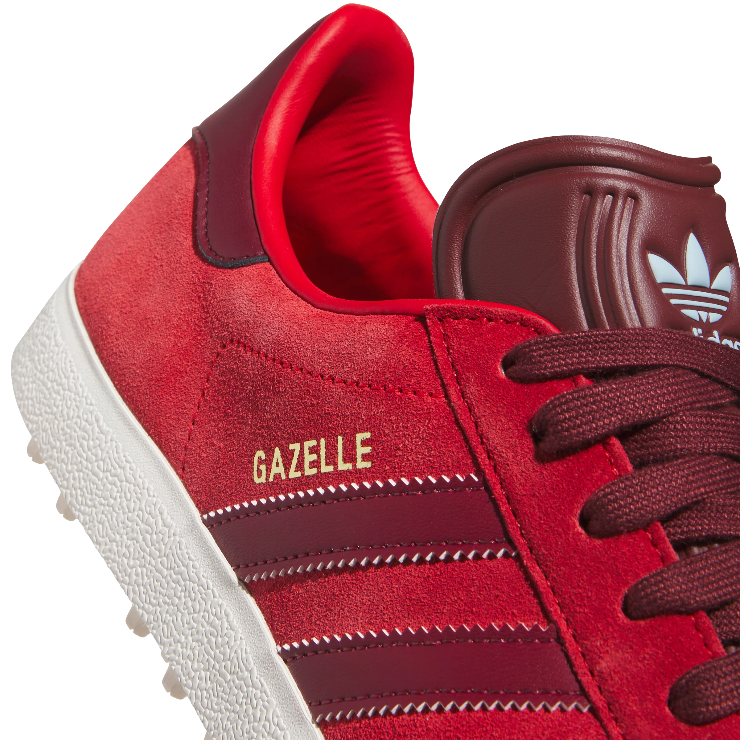 adidas Originals Gazelle Golf - Red/White/Burgundy - Image 9