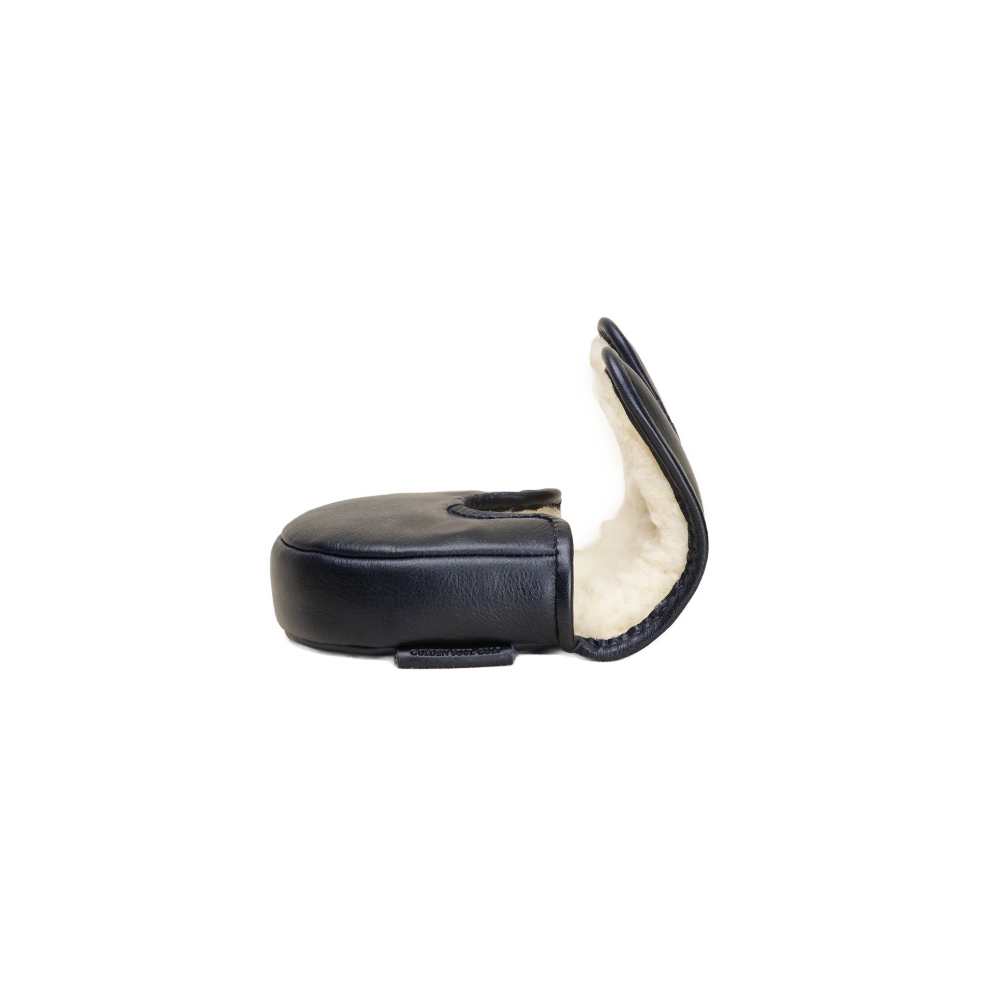 Golden Soul Golf - Brainbridge DF3 Center Mallet Putter Cover Leather - Navy - Image 2